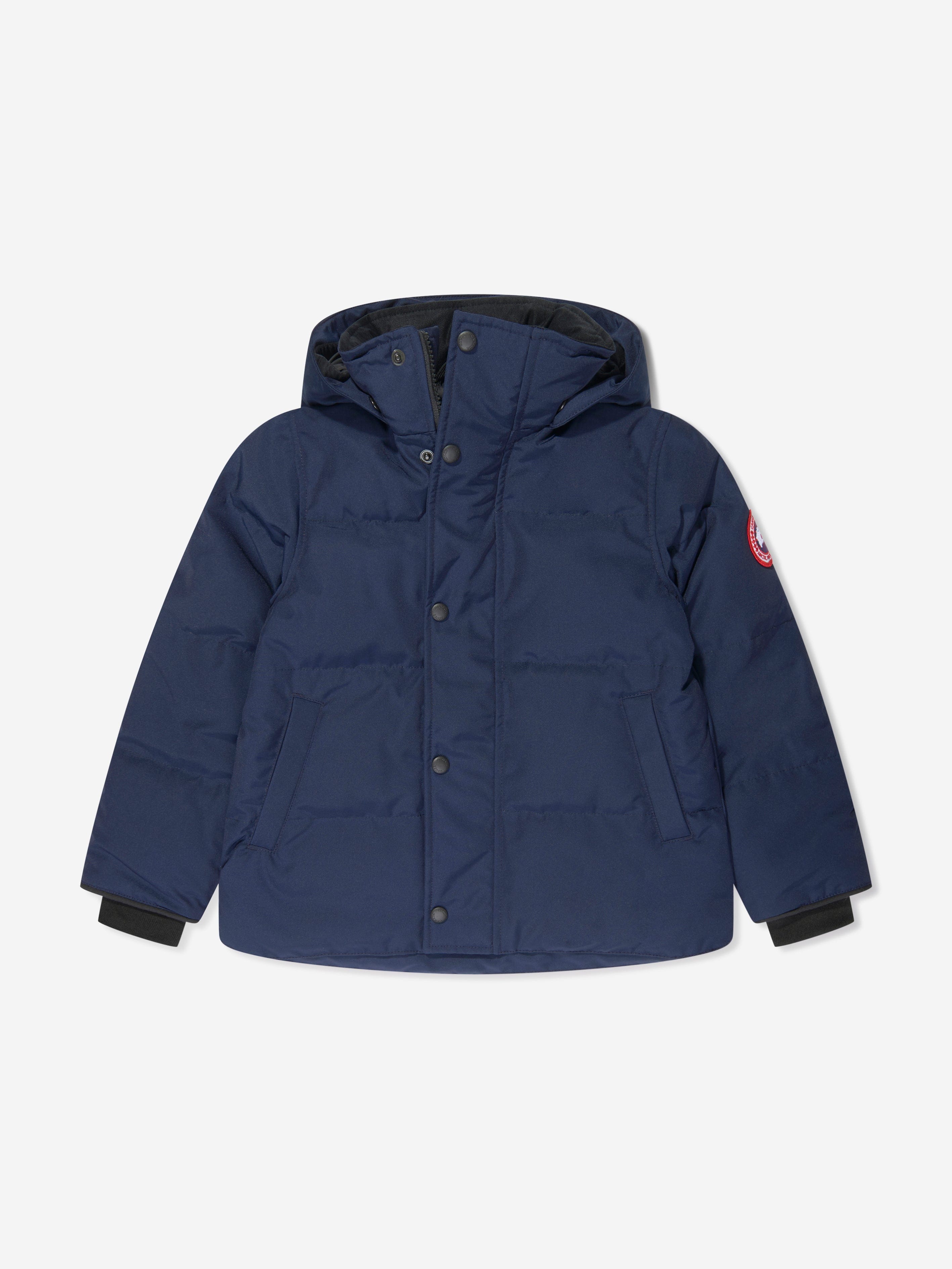 Canada Goose Kids Snowy Owl Parka in Navy In China Cheap Pice