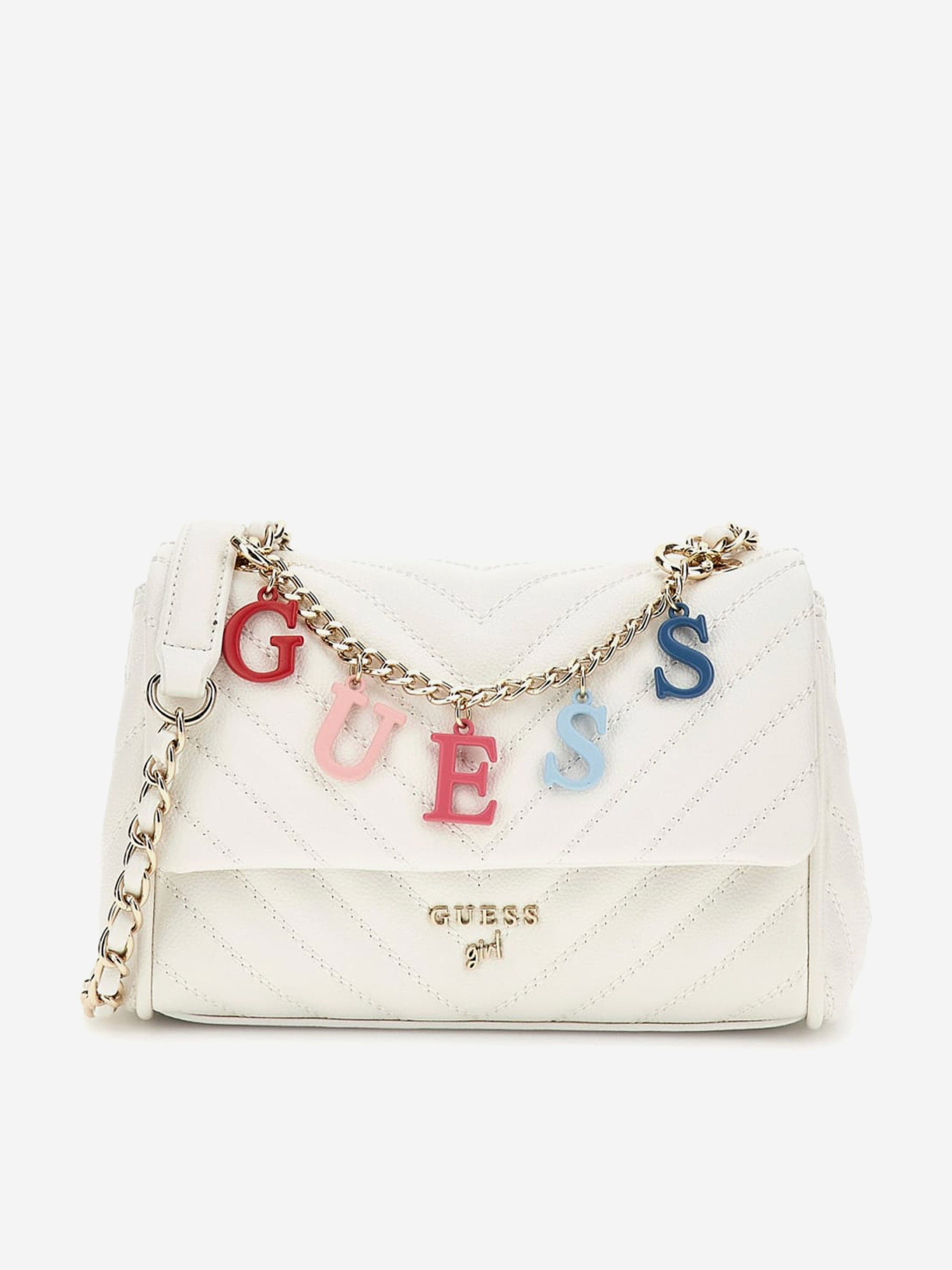 Girls Crossbody Flap Bag in White (20cm) Discounts Sale Online