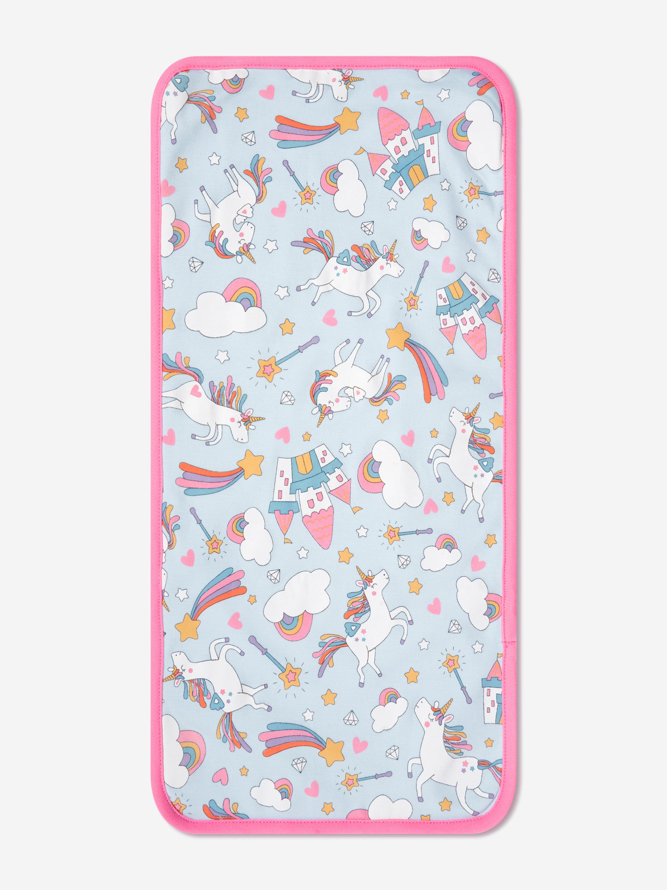 Magnolia Baby Baby Girls Dreamy Unicorns Burp Cloth in Pink Cheap Sale Purchase