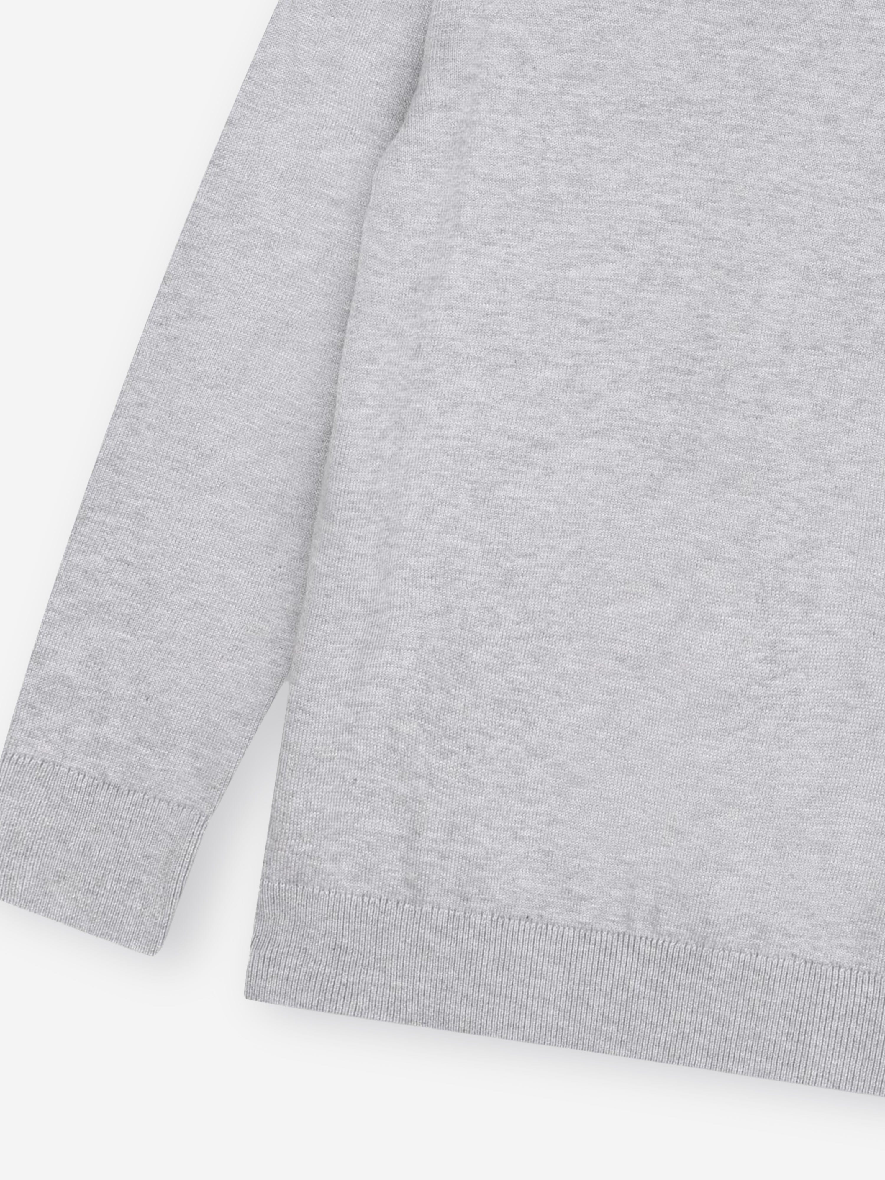 BOSS Boys Logo Jumper in Grey Finishline Cheap Online