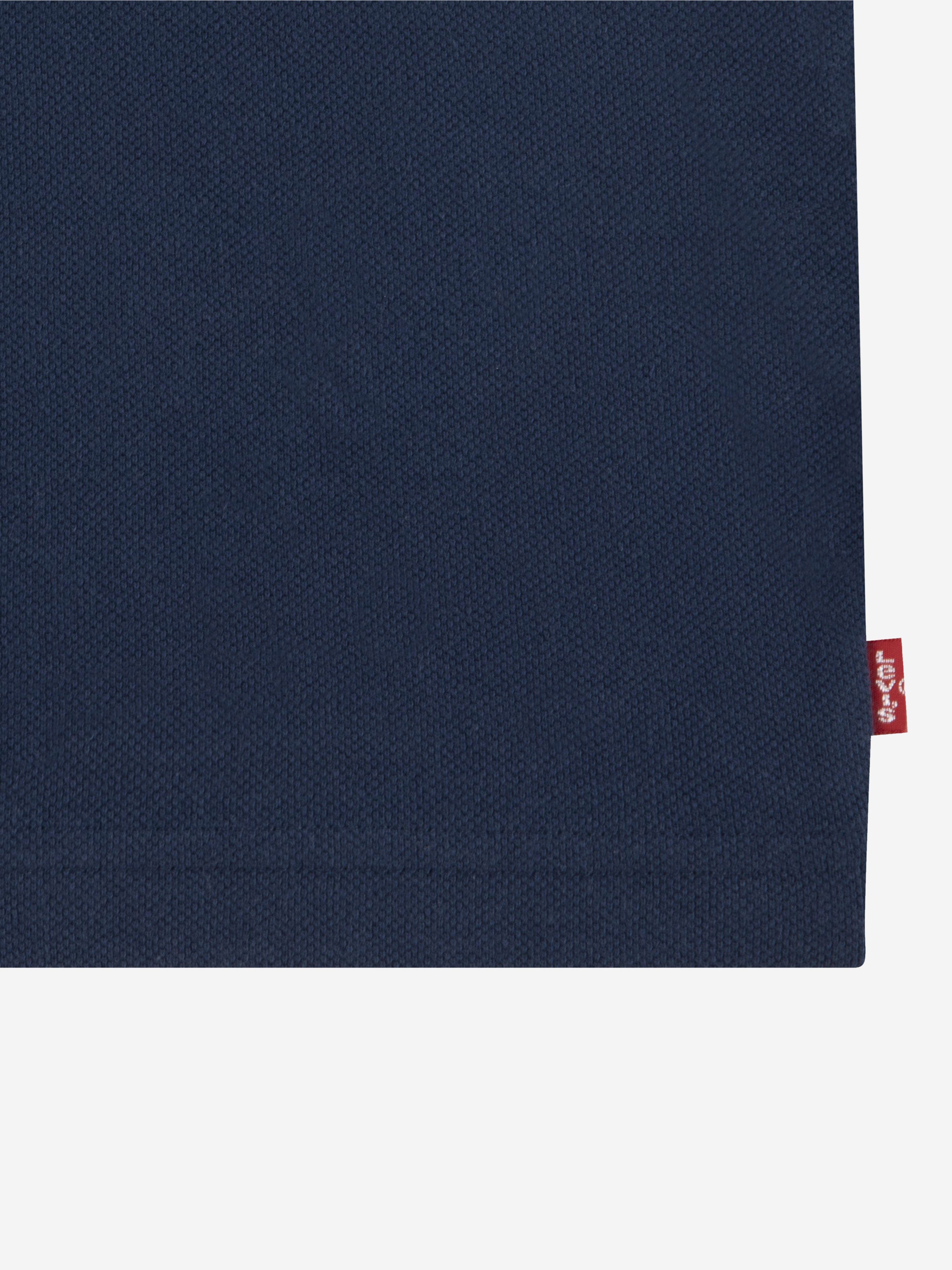 Levi's Boys Back Neck Tape Polo Shirt in Navy