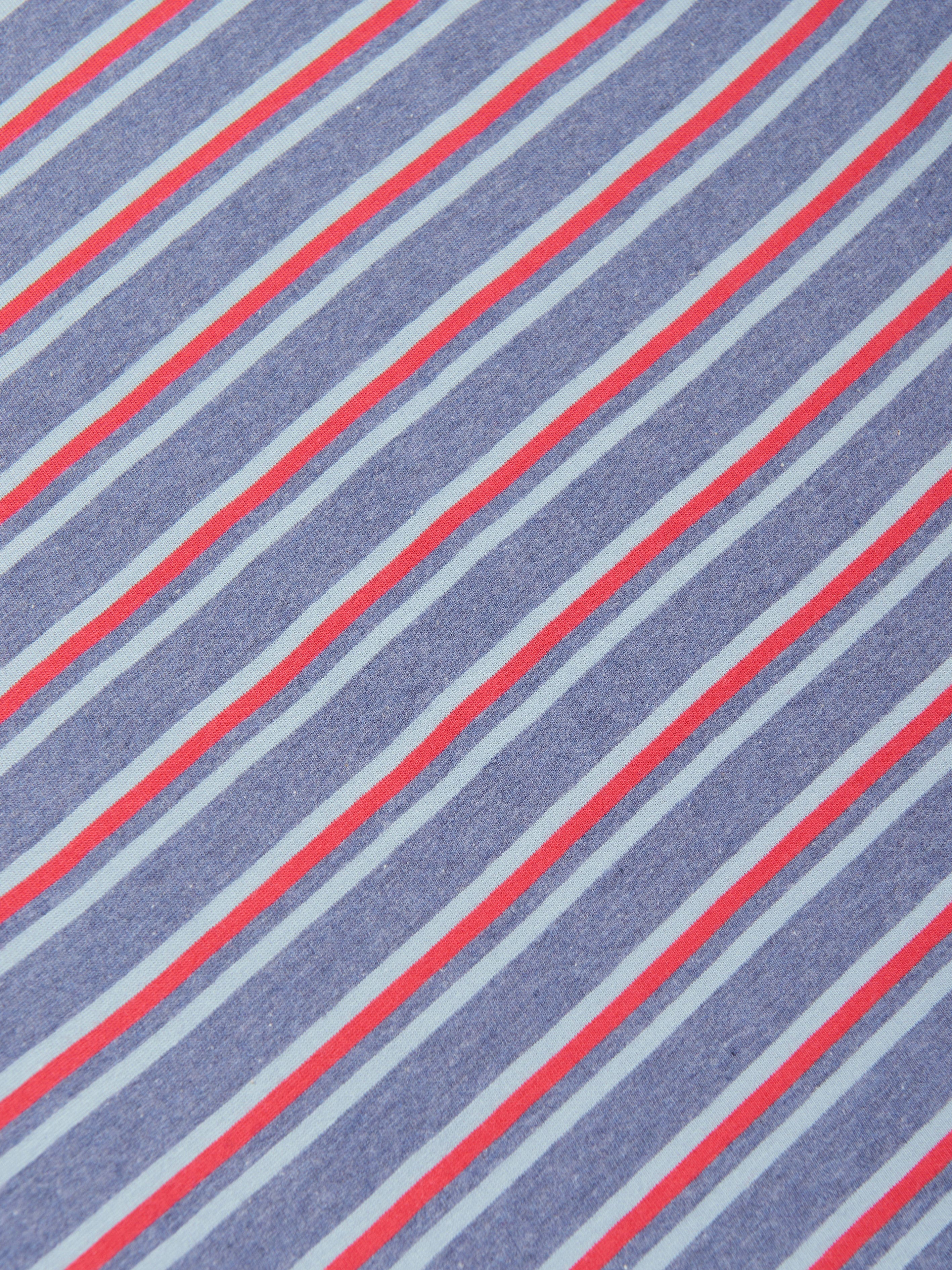 Ralph Lauren Boys Striped Logo T-Shirt in Blue Buy Cheap Best Sale