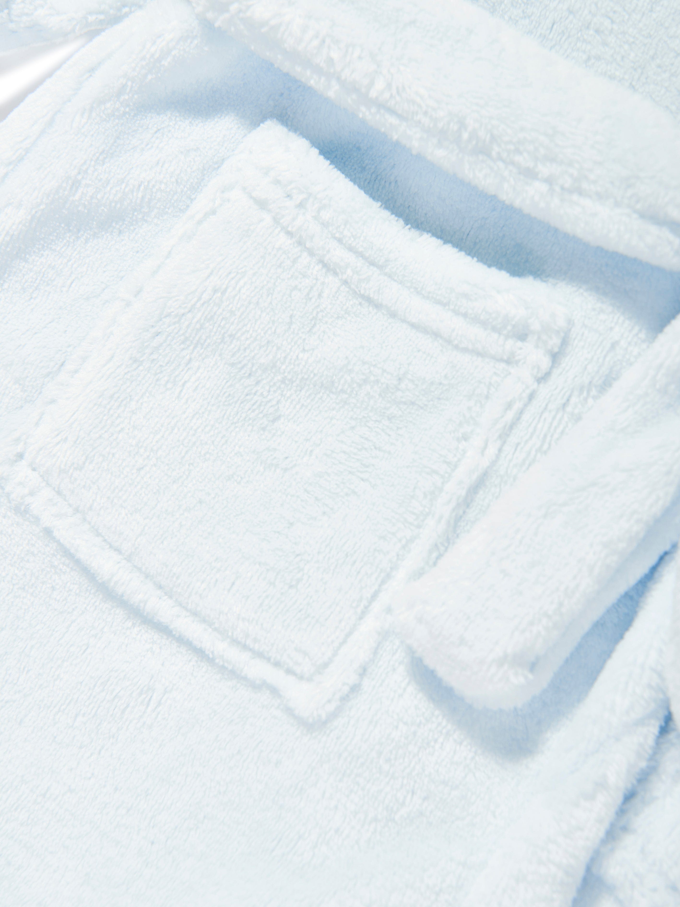 DKNY Baby Boys Logo Bathrobe in Blue Discount Wiki
