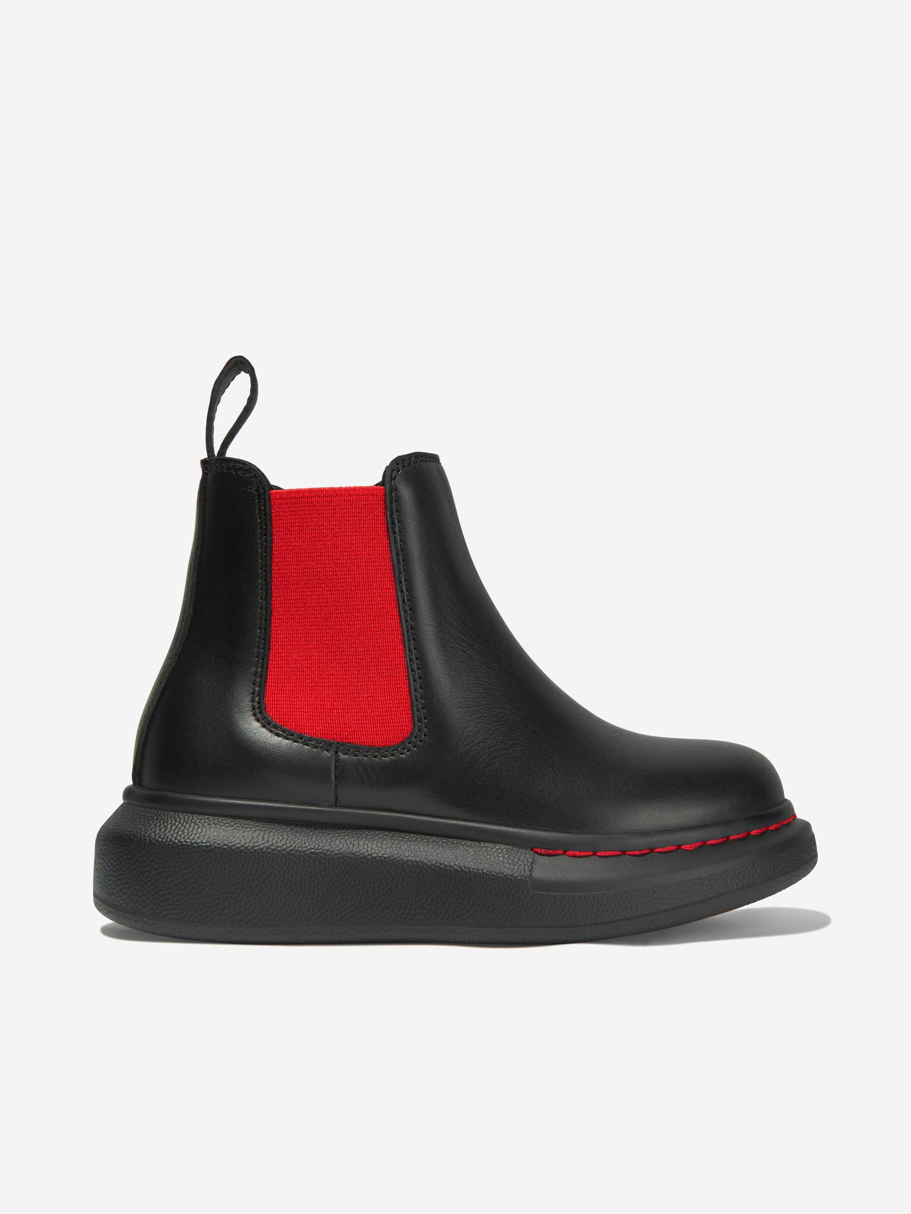 Alexander McQueen Kids Leather Chunky Chelsea Boots The Cheapest Cheap Online
