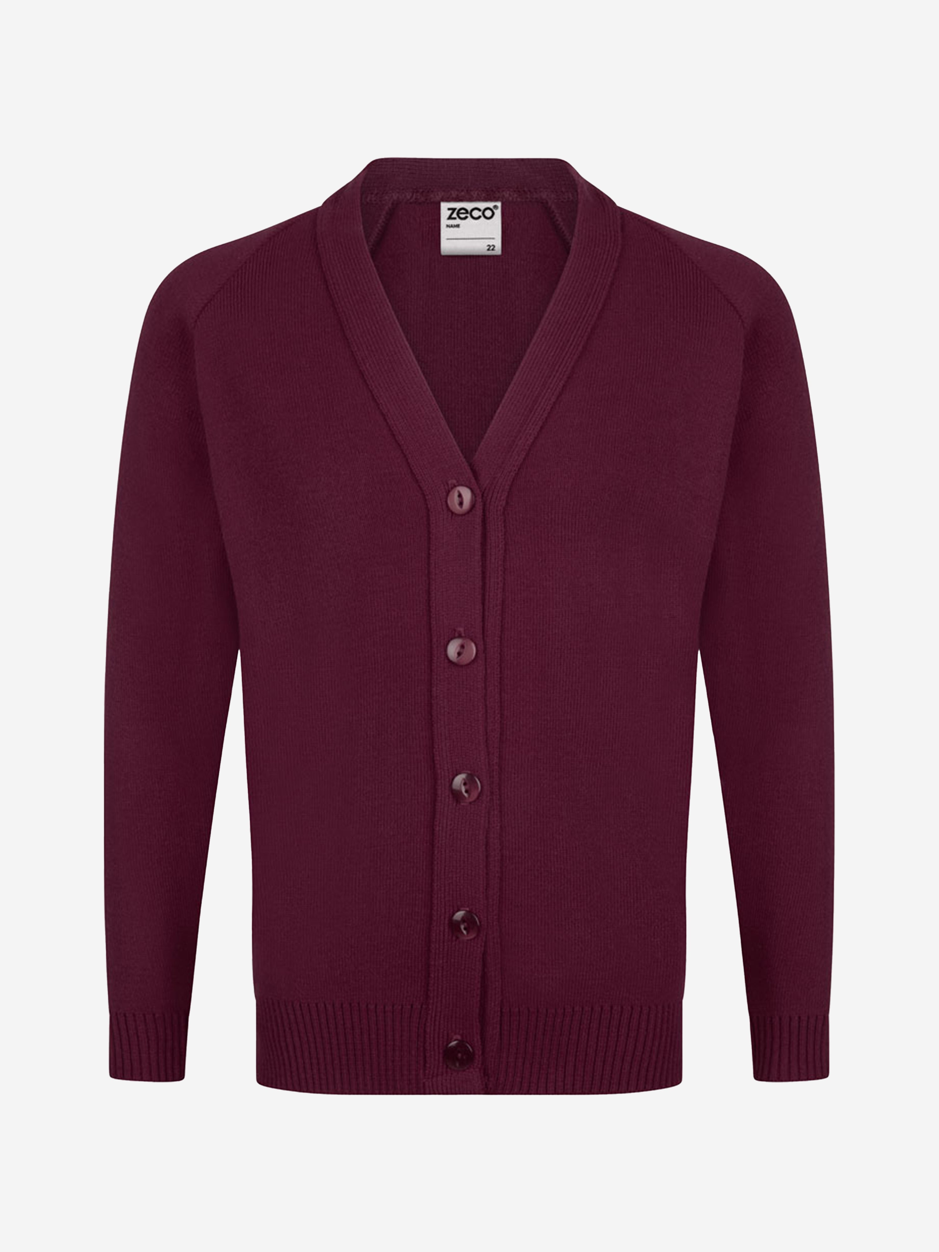 Zeco Kids School Knitted Cardigan in Purple Sale Low Pice
