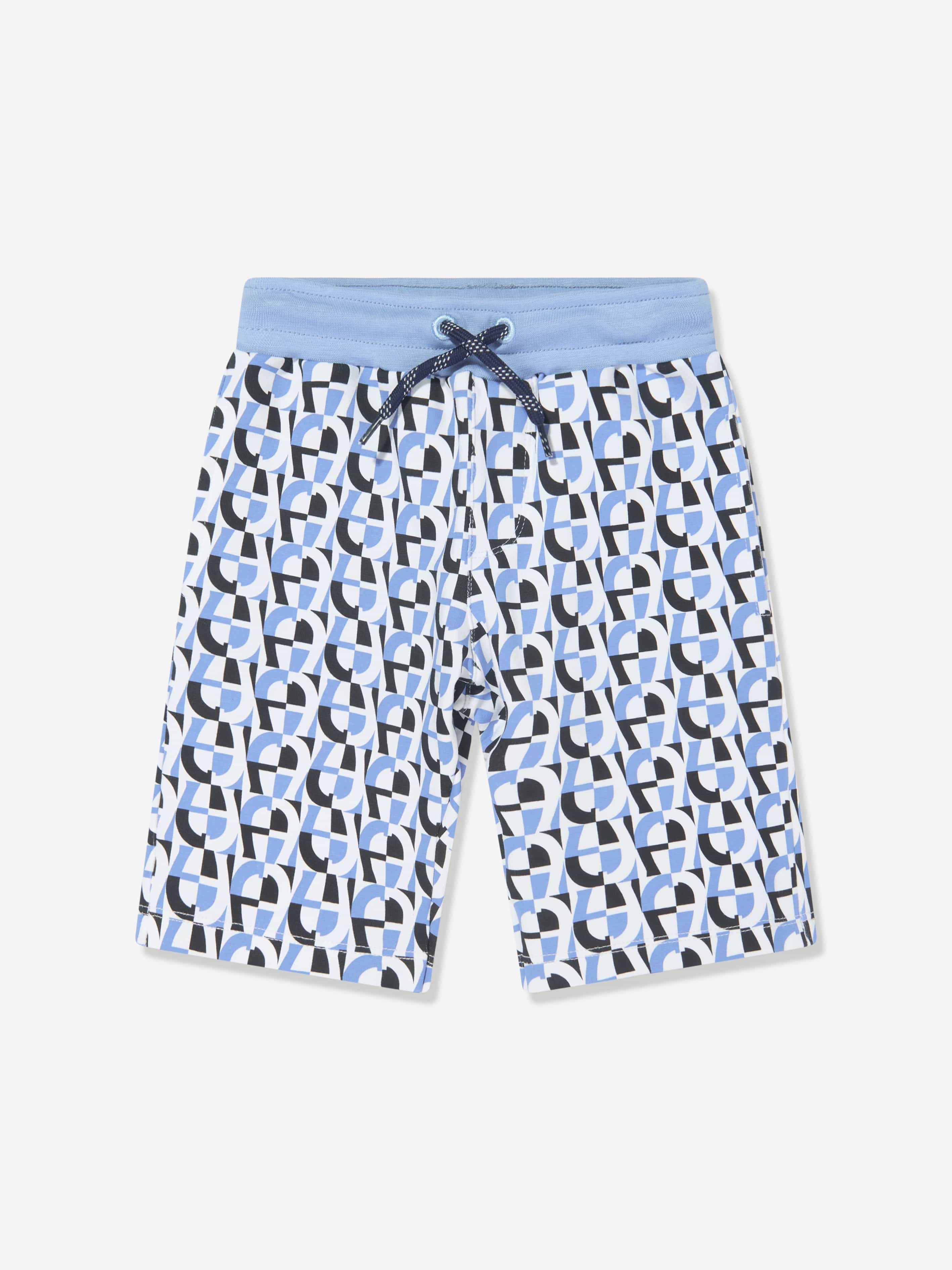 Aigner Baby Logo Bermuda Shorts in Blue Buy Cheap Buy
