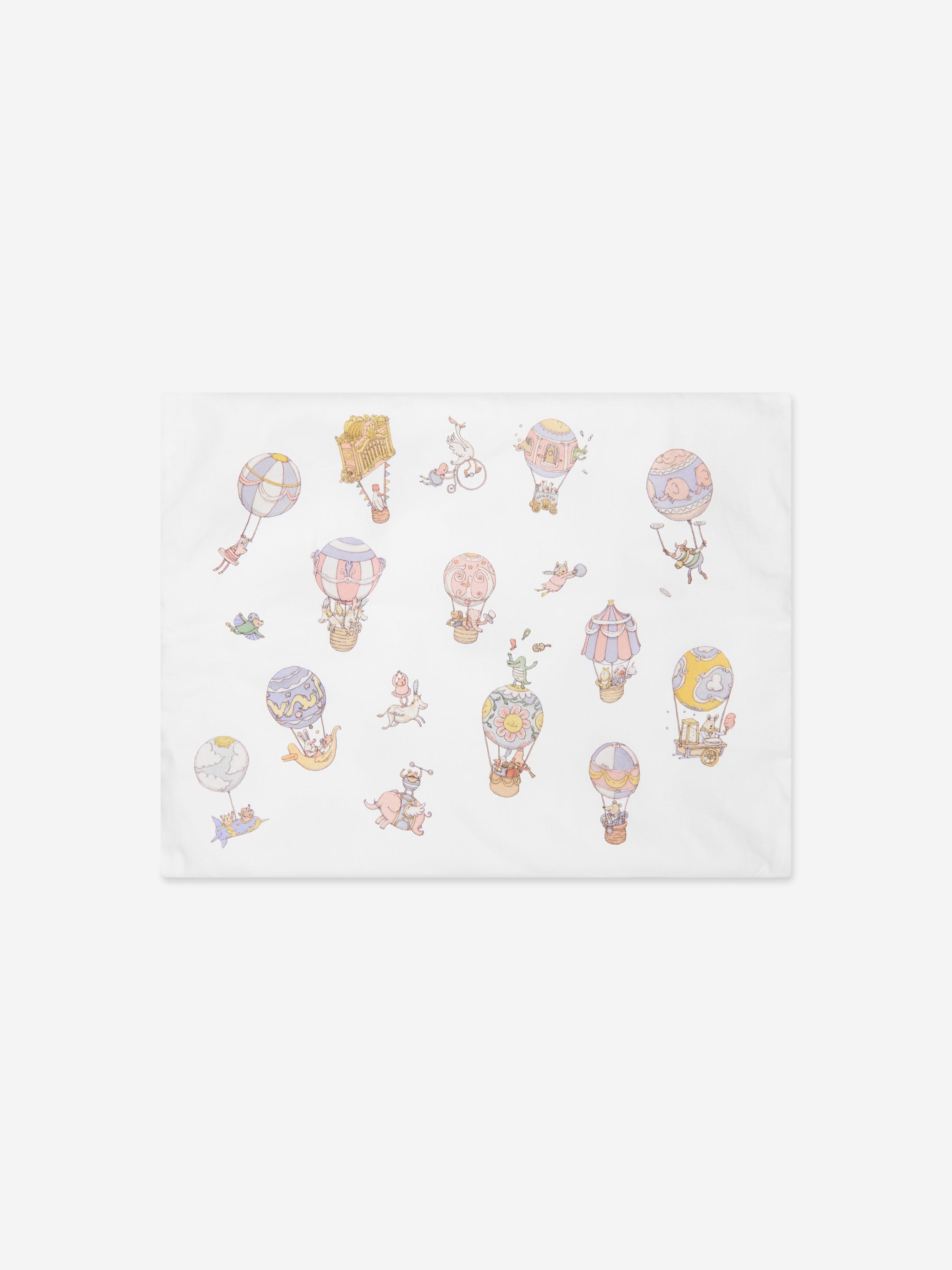 Atelier Choux Kids Pastel Circus Satin Cushion in White View Cheap Online
