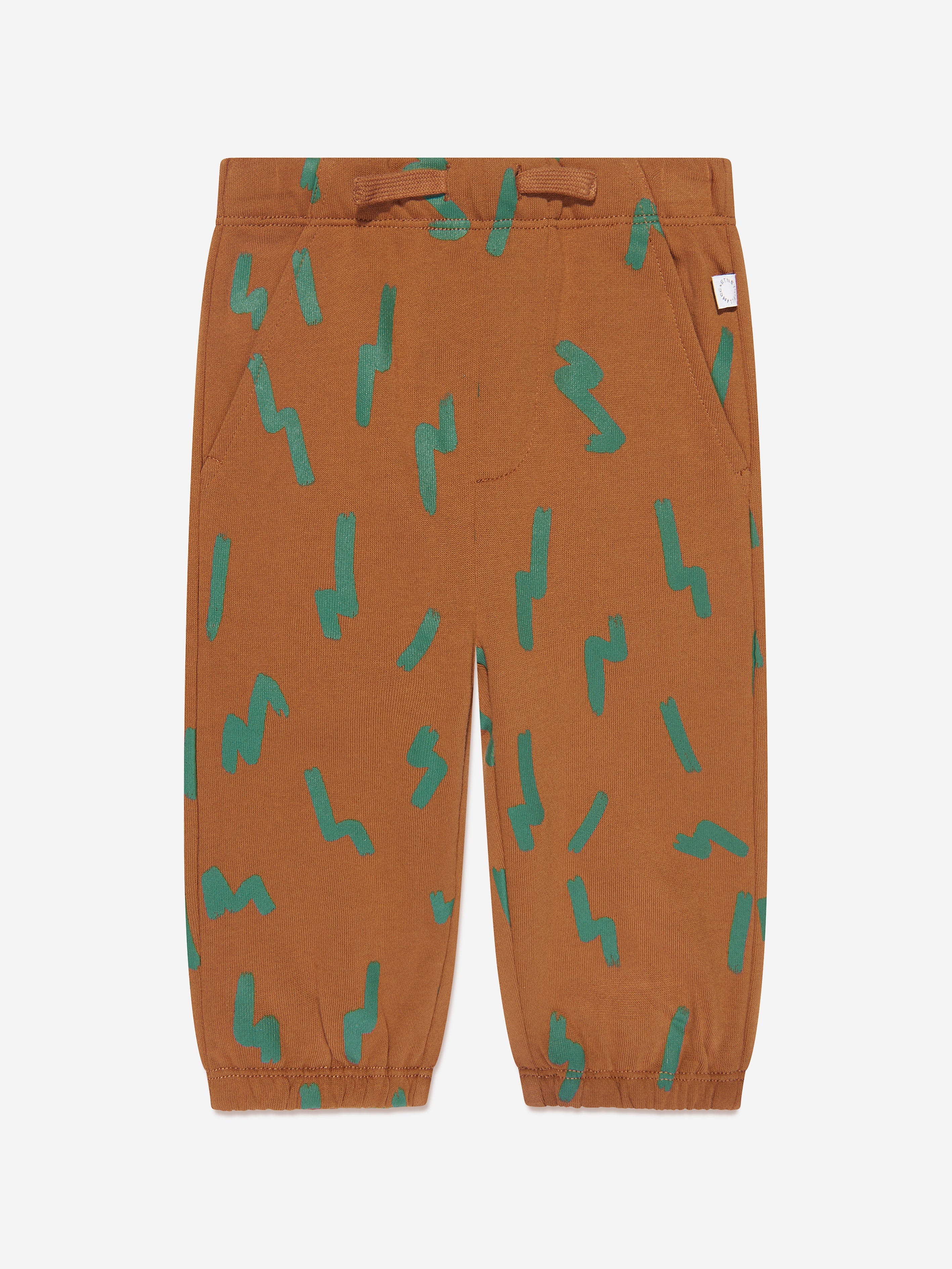 Stella McCartney Baby Boys Joggers in Brown Top Quality Online
