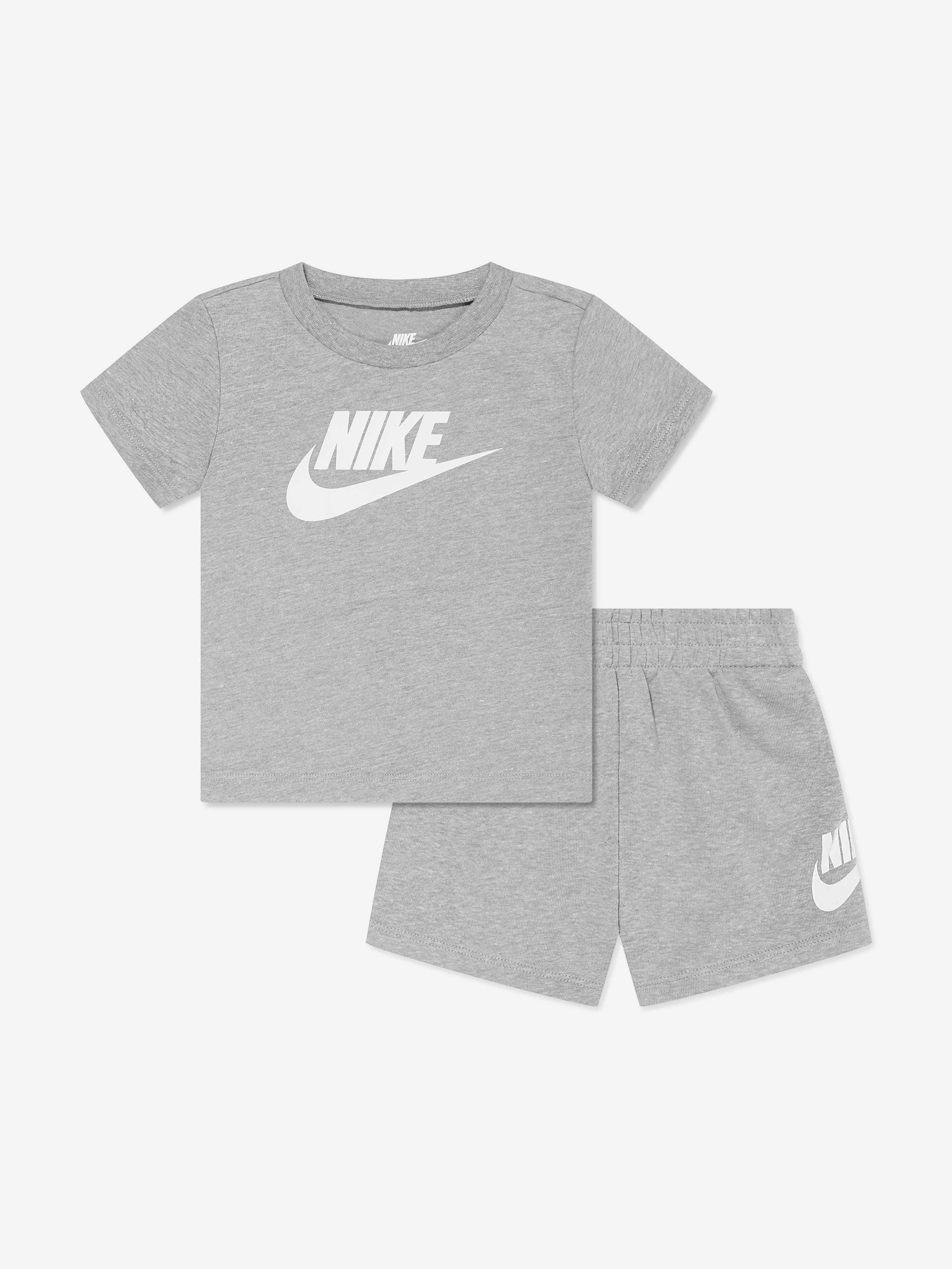 Nike Boys Club T-Shirt And Shorts Set in Grey Sale Wide Range Of