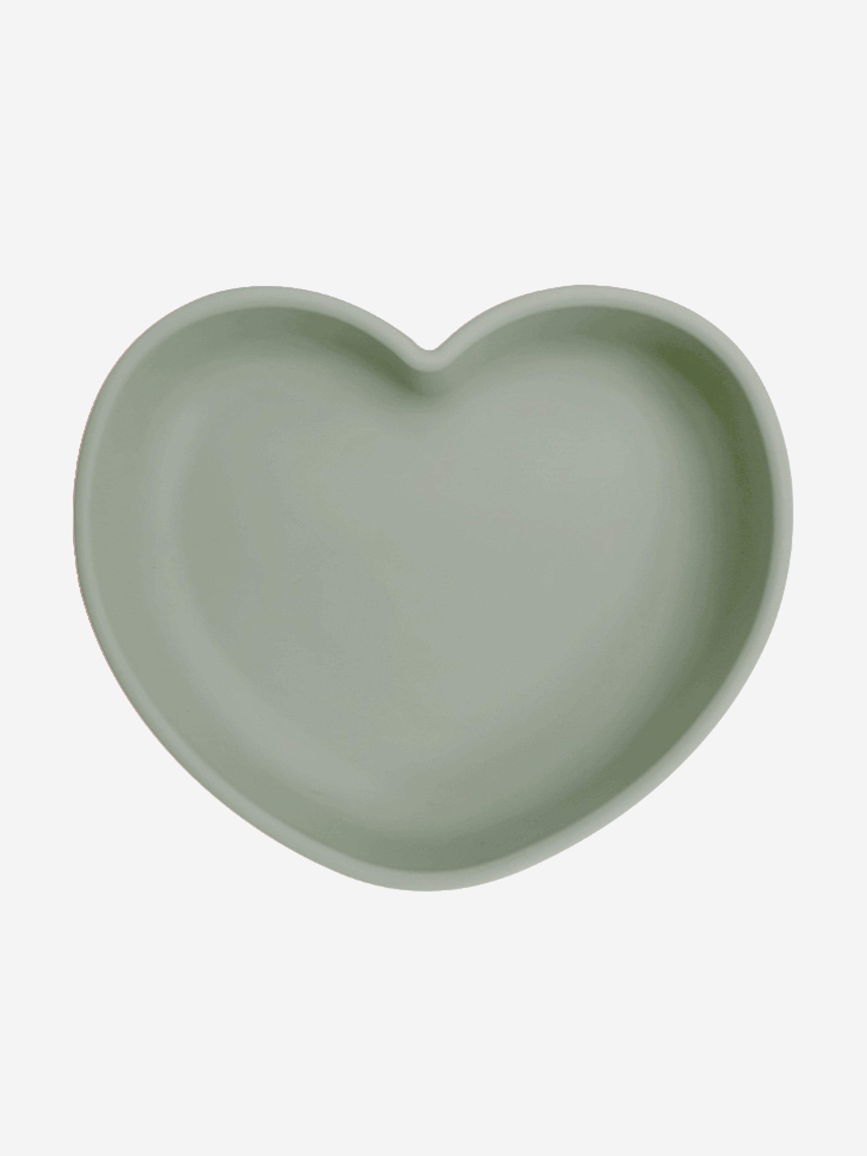 Bloom Bambini Silicone Heart Shaped Suction Plates in Green Clearance Eastbay