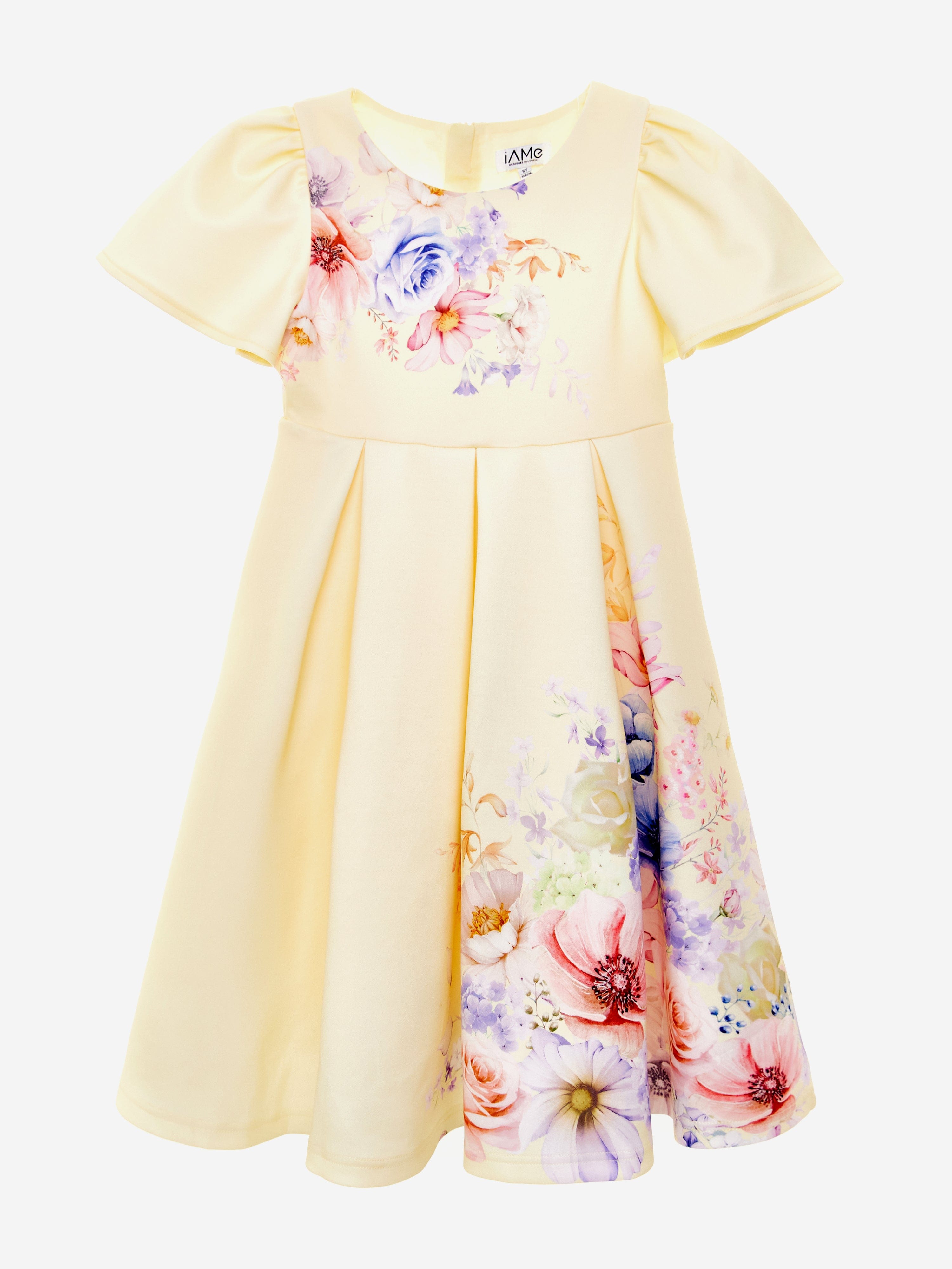 Girls Sunlight Serenade Dress in Yellow Sale High Quality