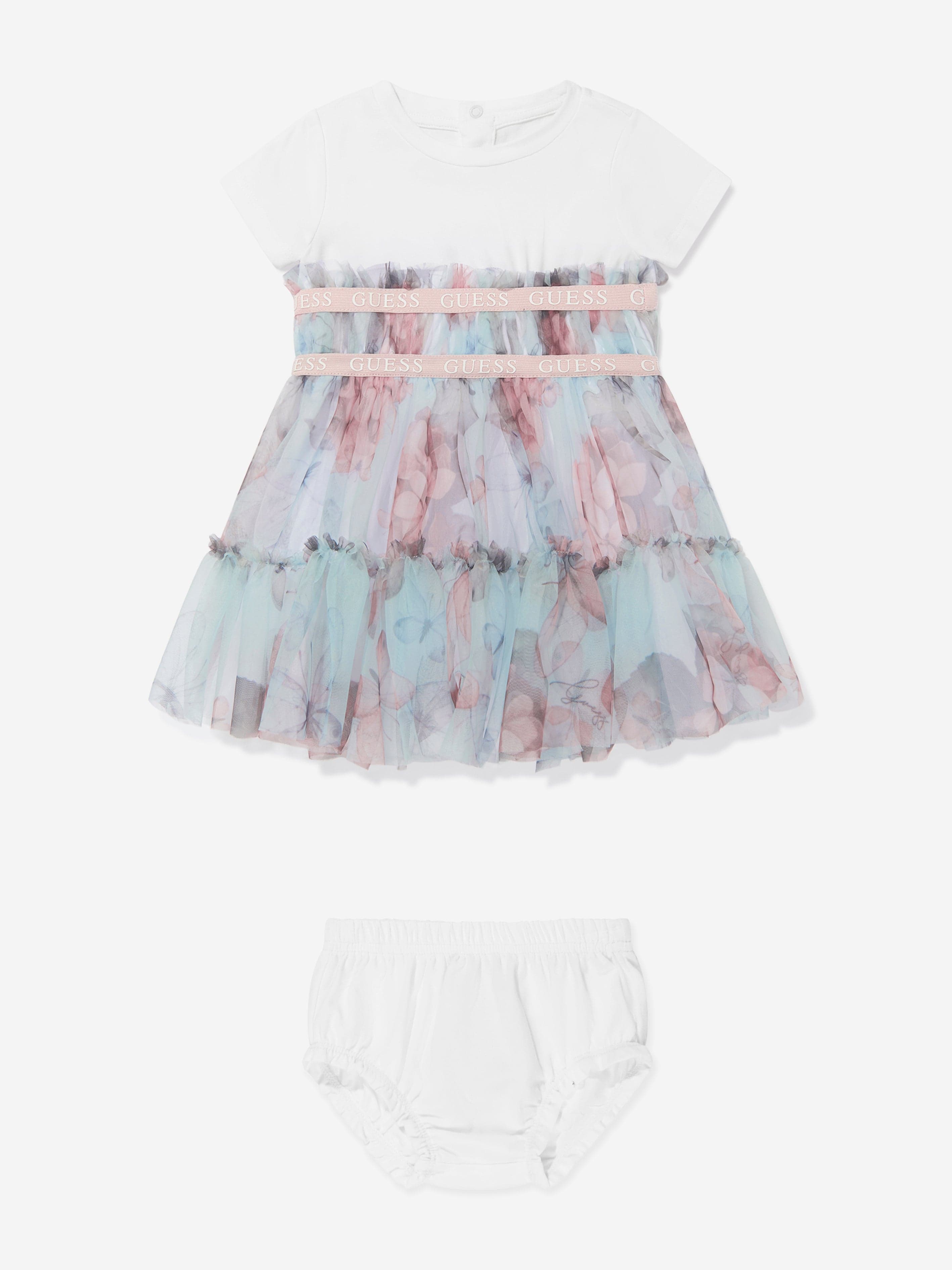 Baby Girls Butterfly Dress in Blue Genuine Cheap Online