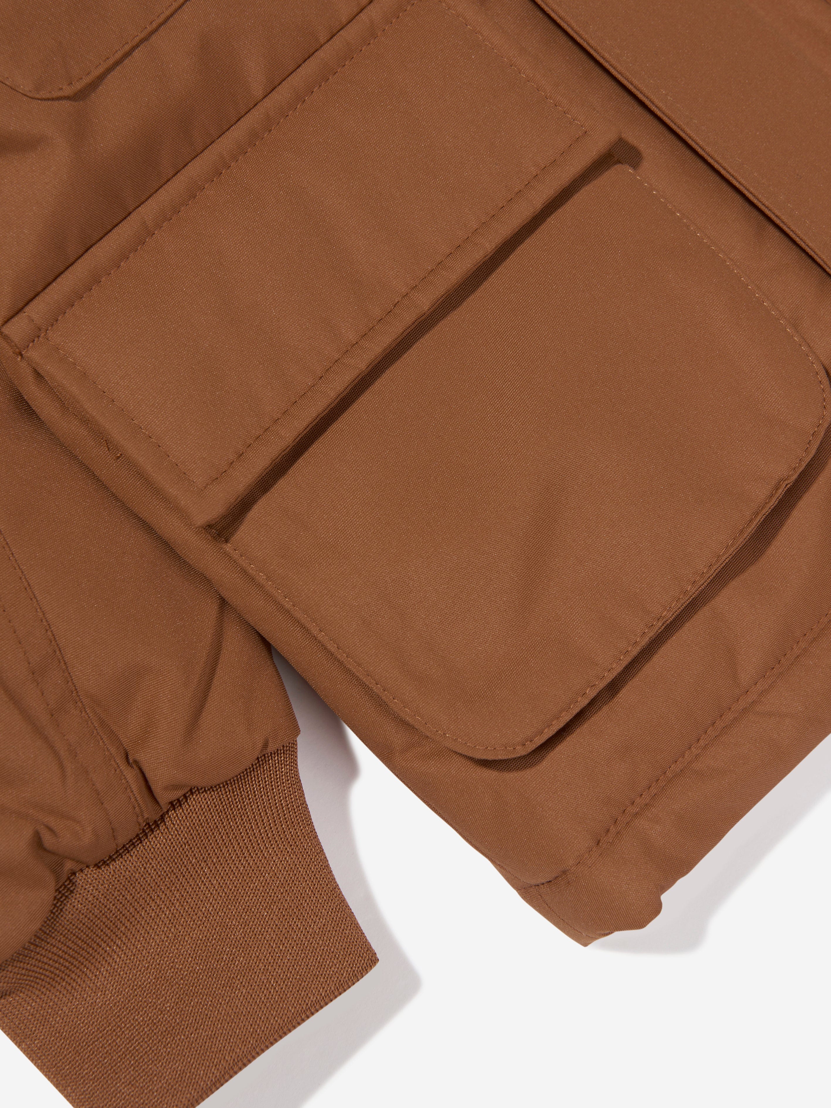 Timberland Boys Hooded Parka in Brown Very Cheap