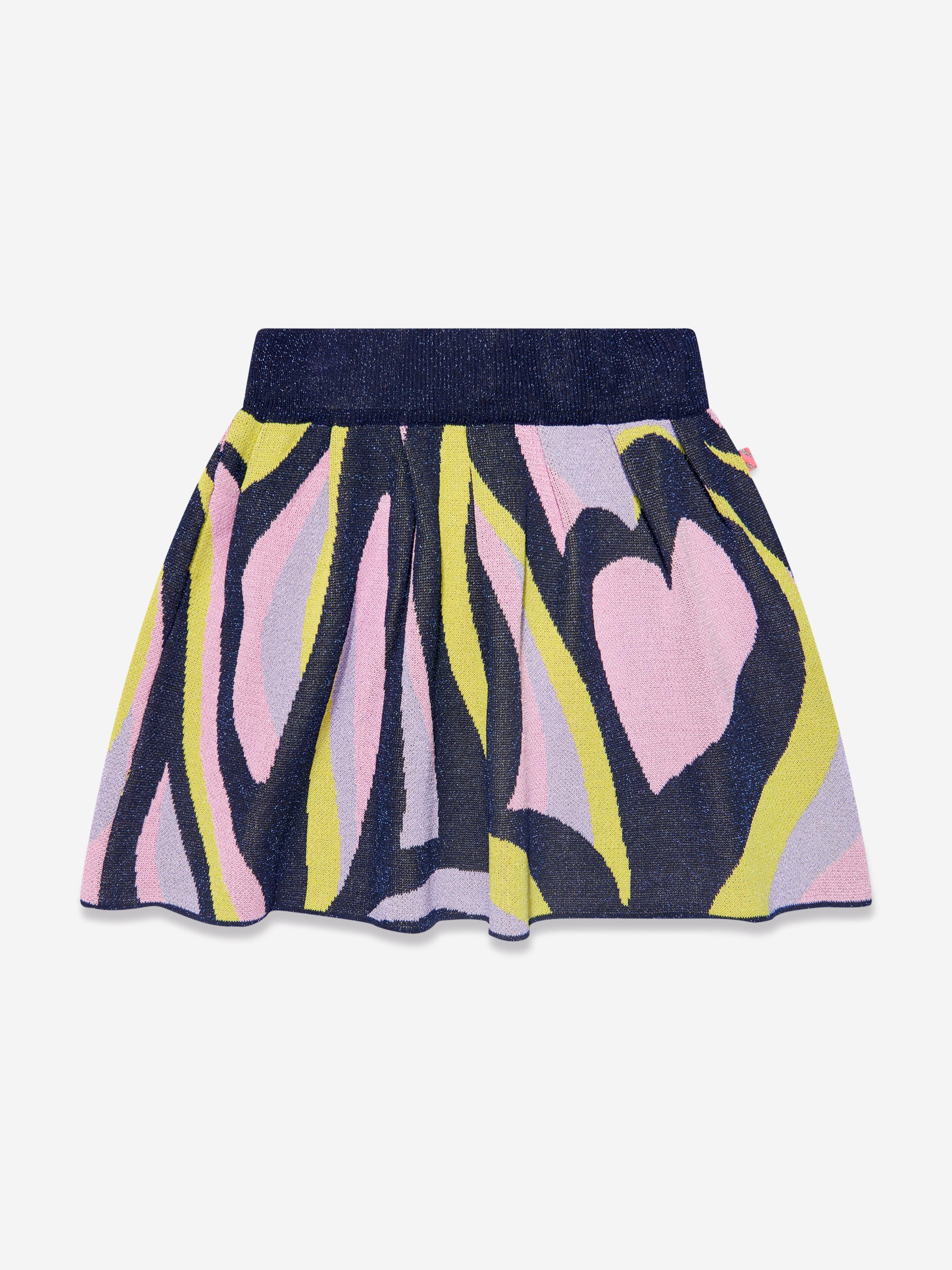 Billieblush Girls Heart Knitted Skirt in Lilac Free Shipping For Sale