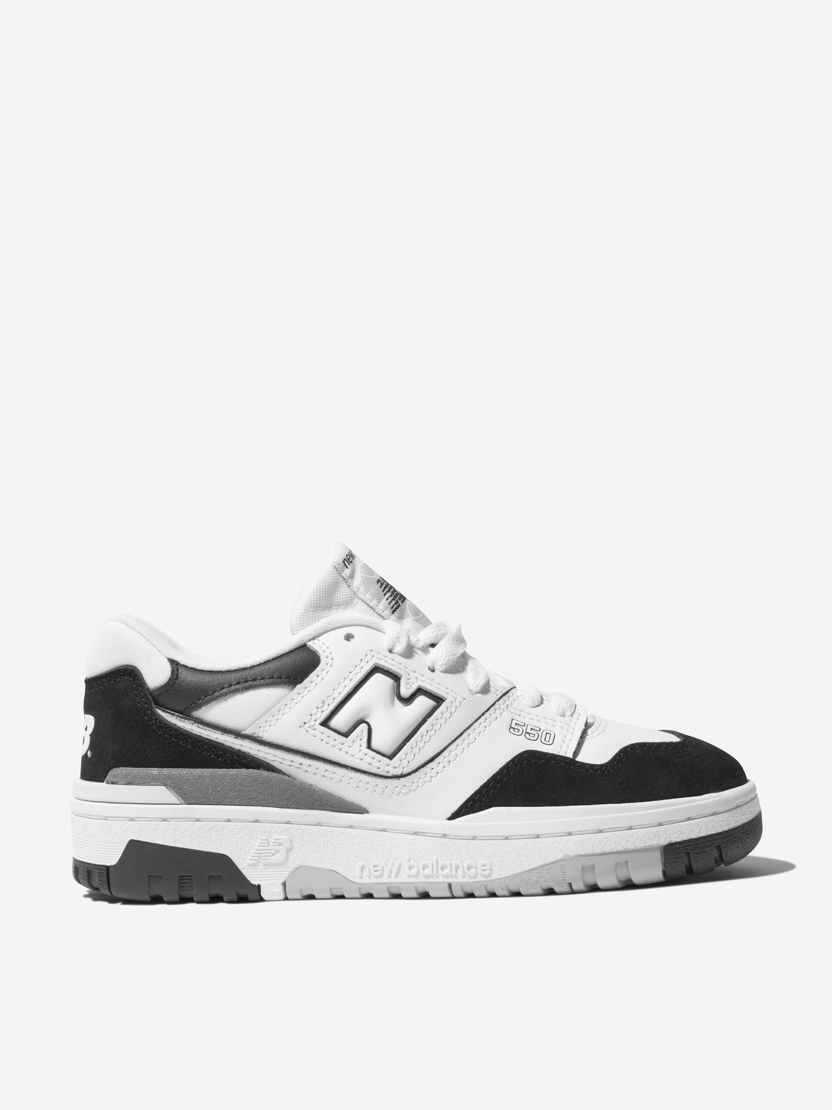 New Balance Kids 550 Logo Trainers in Black Clearance Limited Edition