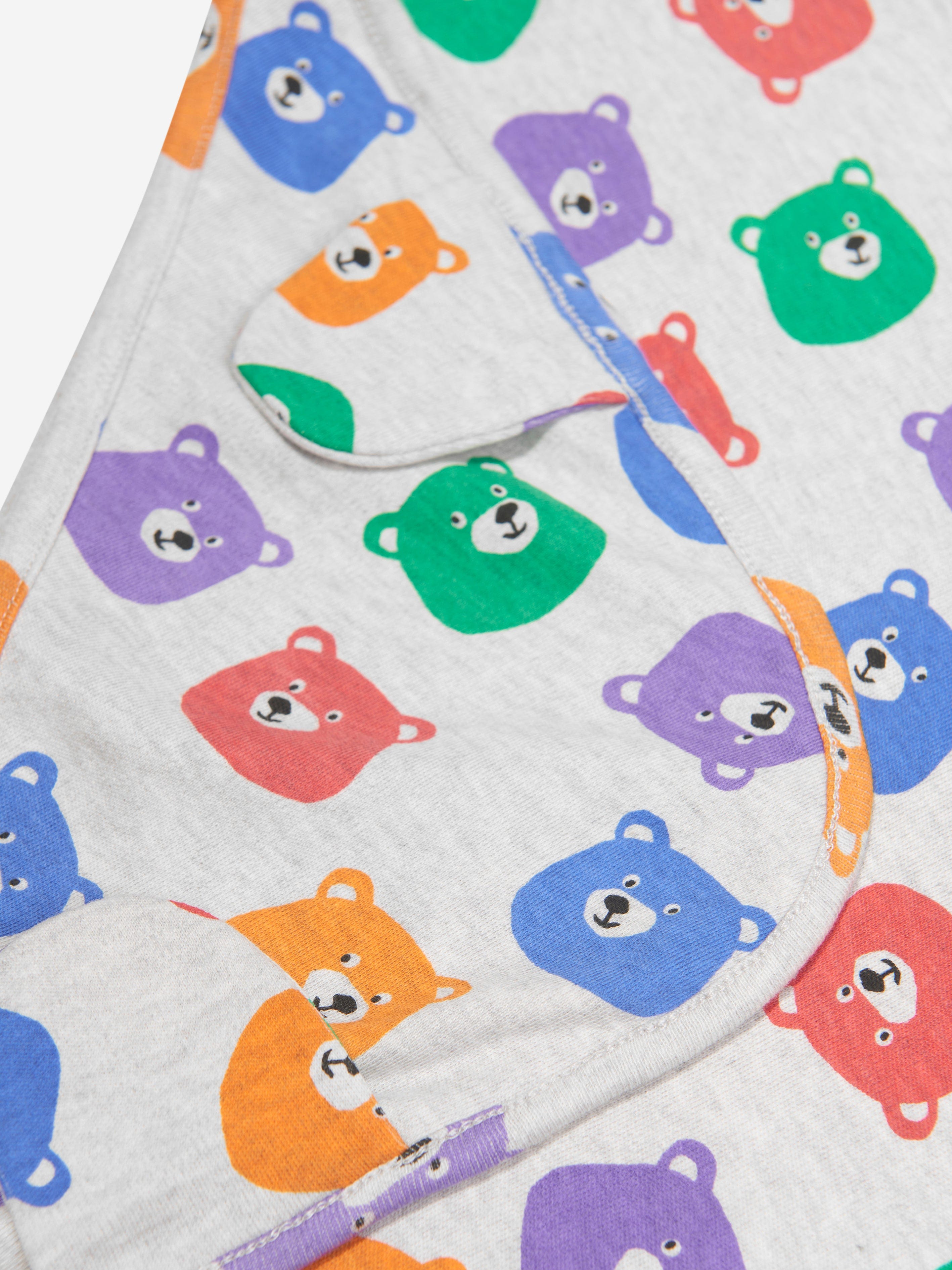 The Bonnie Mob Baby Bears Hooded Blanket in Multicolour Free Shipping Online