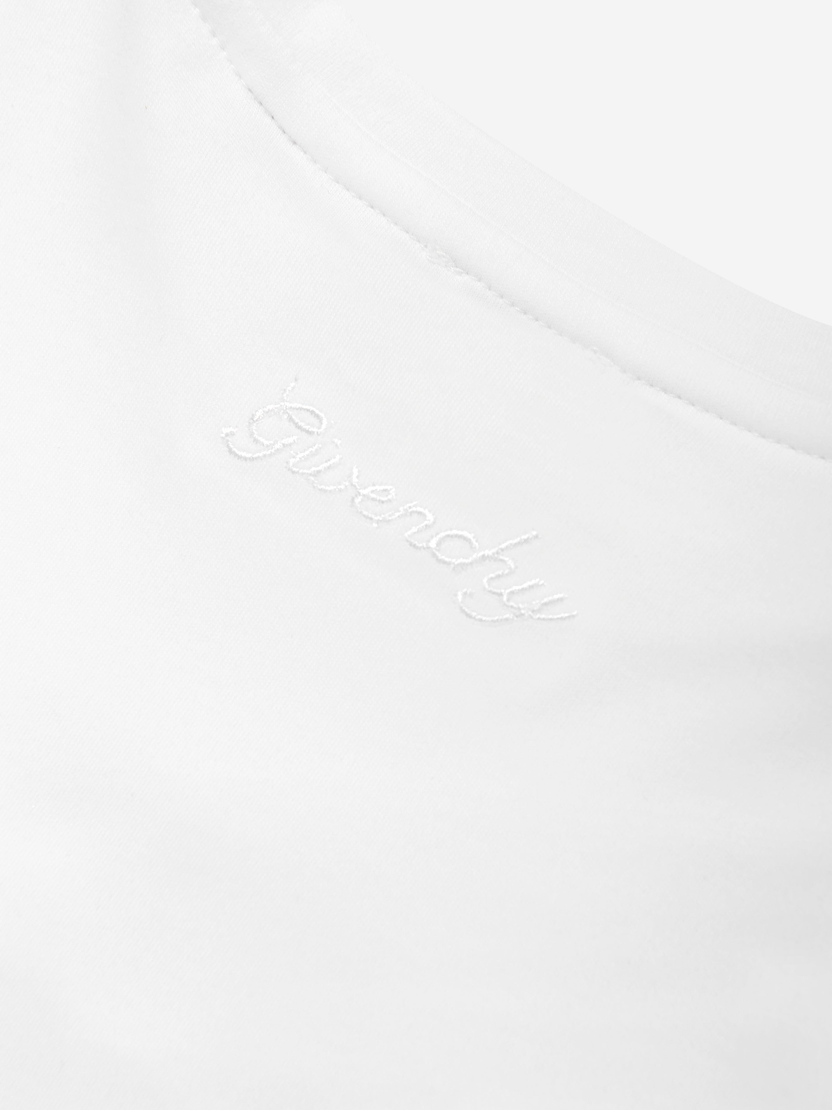 Girls 4G Satin Bow T-Shirt in White Cheap Sale Big Sale