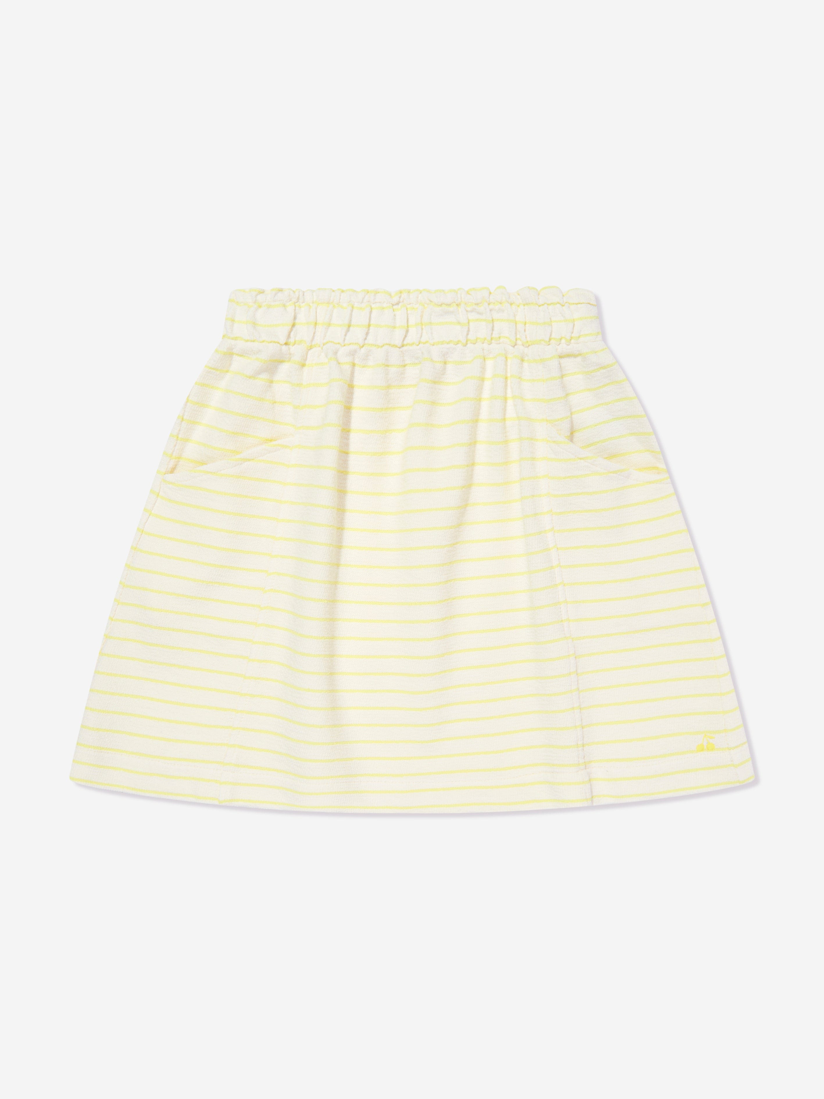 Bonpoint Girls Felicitee Skirt in Yellow Free Shipping Marketable