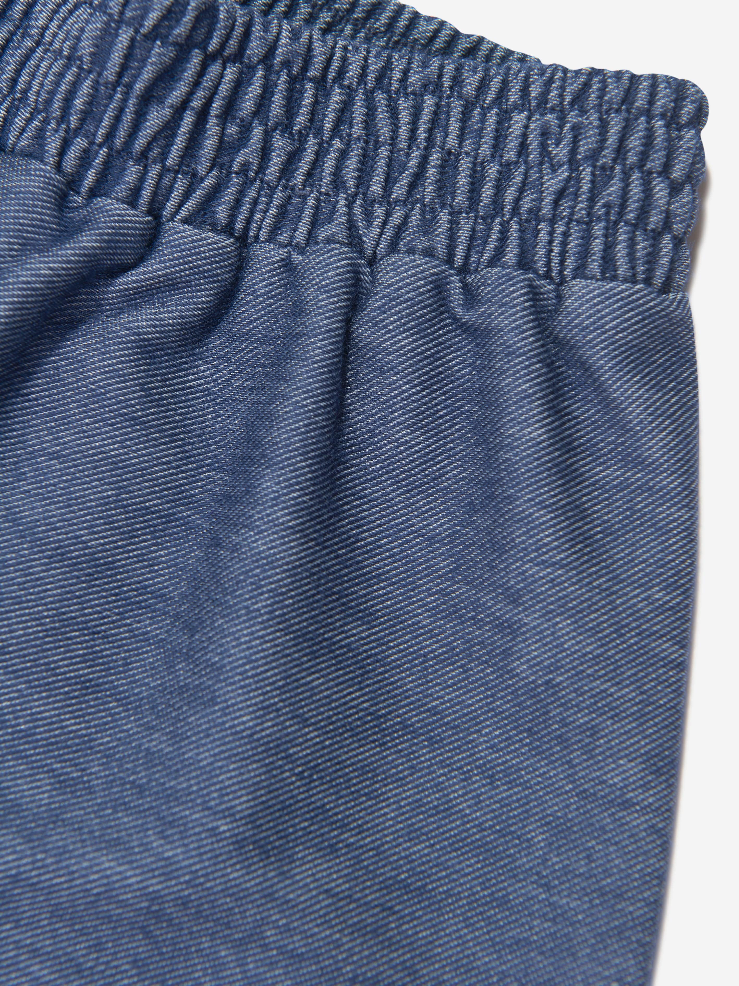AY by AYLA Girls Denim Look Shorts in Blue Discount Big Discount