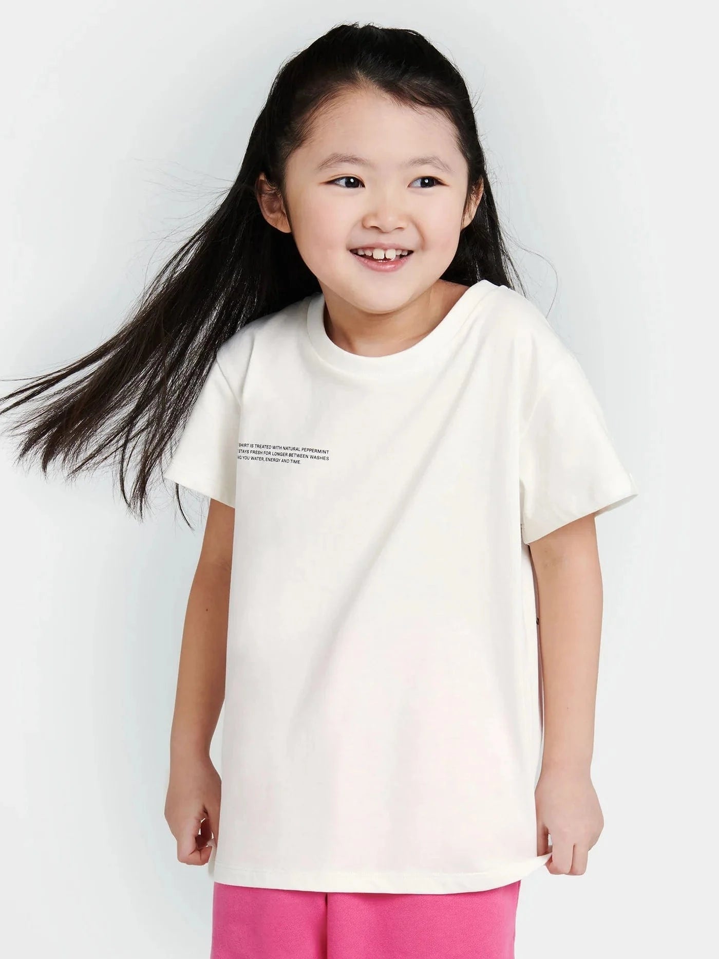 PANGAIA Kids 365 Midweight T-Shirt in Ivory Cheap Sale Low Cost
