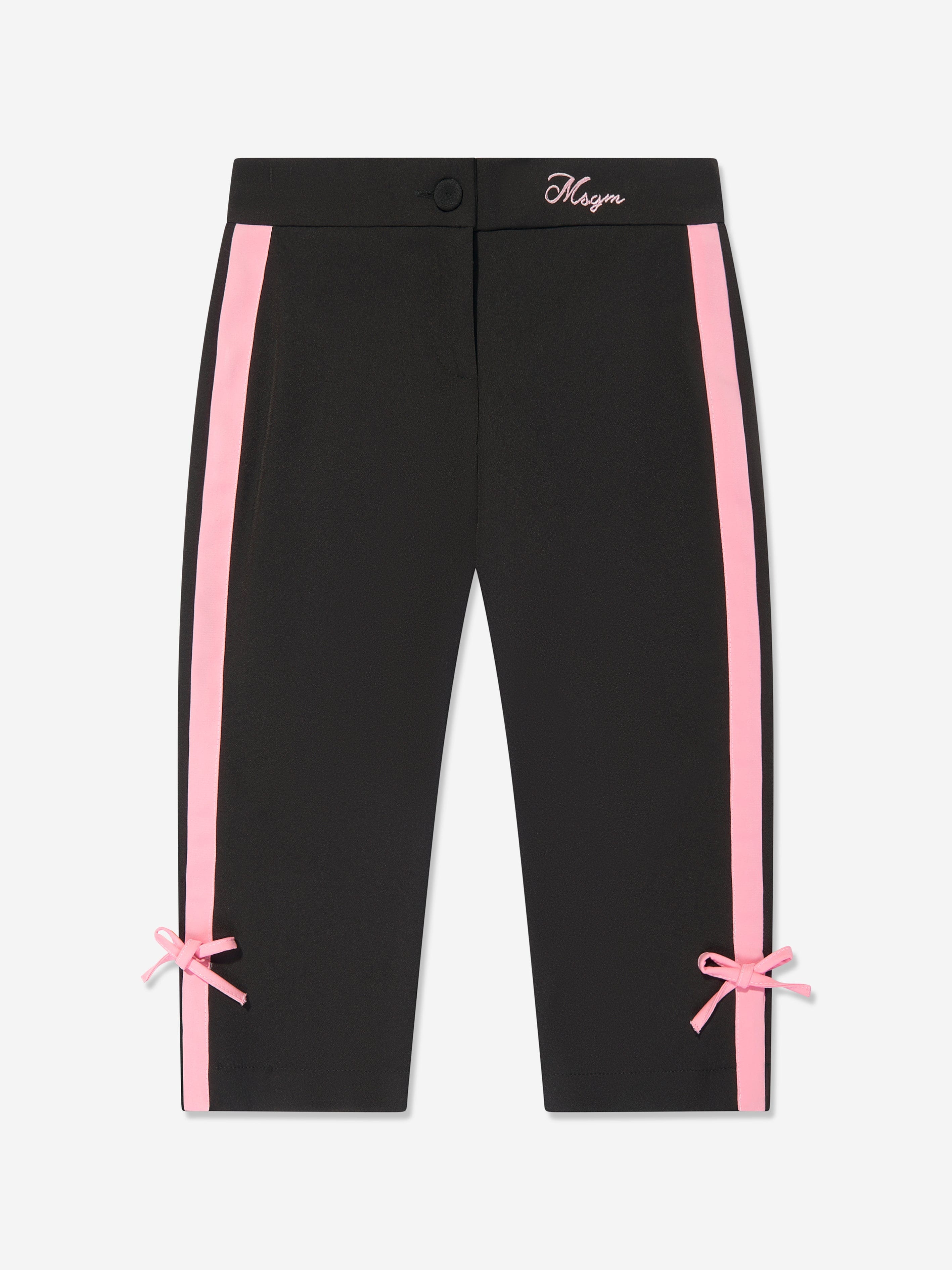 MSGM Girls Technical Pants in Black Buy Cheap 100% Guaranteed