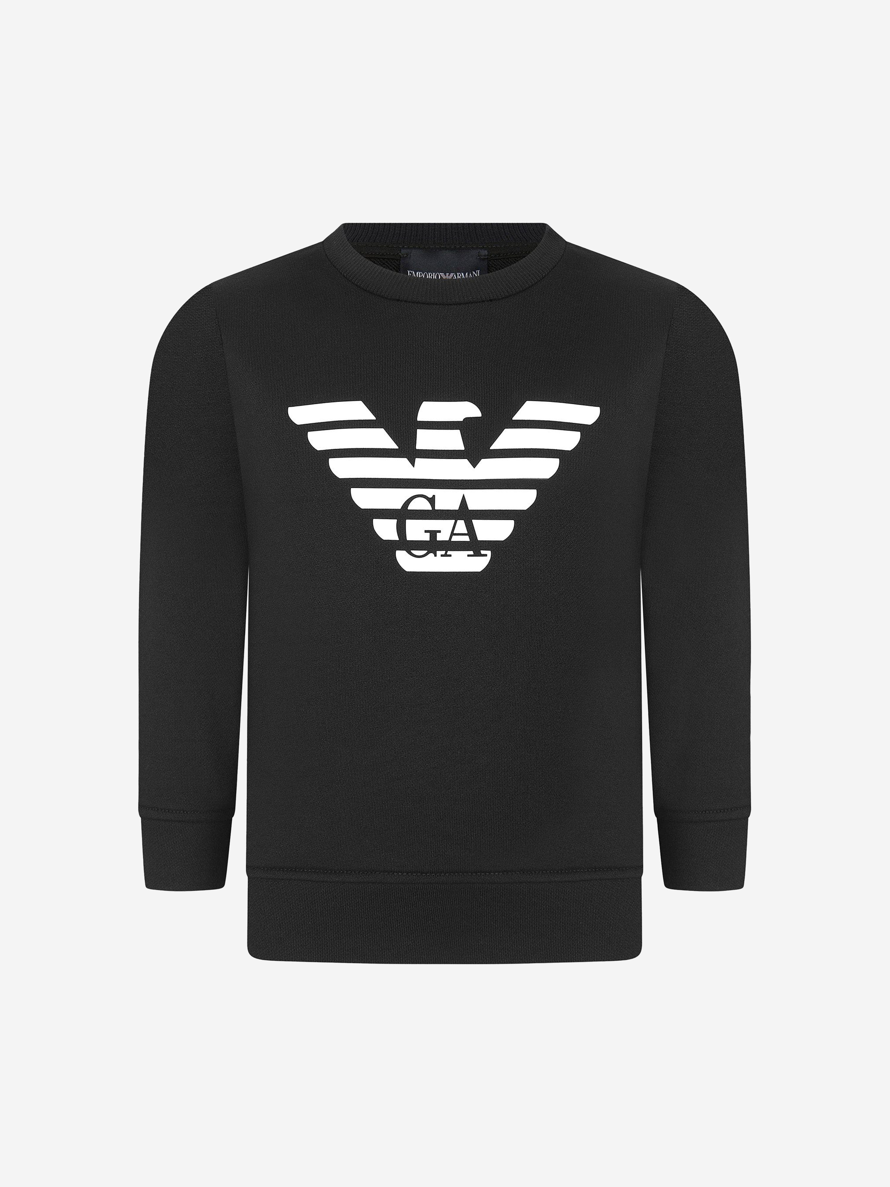 Emporio Armani Boys Cotton Blend Logo Sweatshirt Quality From China Cheap