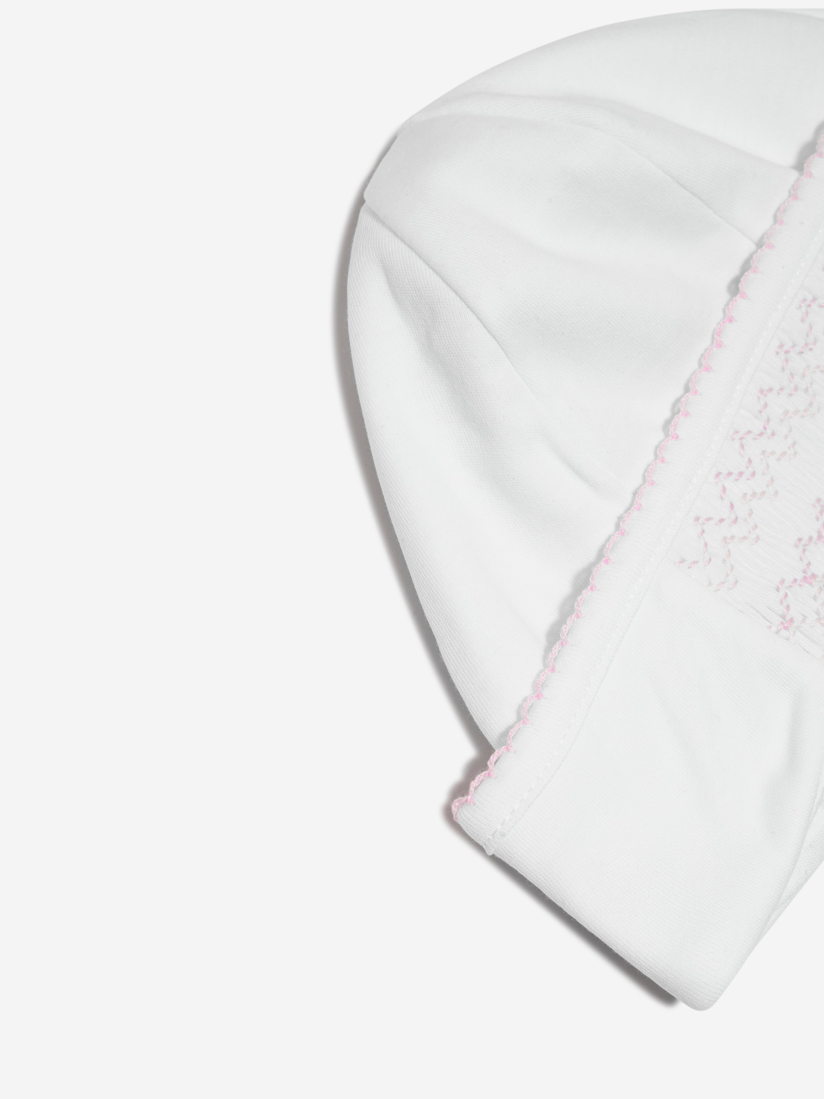 Magnolia Baby Baby Girls Smocked Hat in White Cheap Cost
