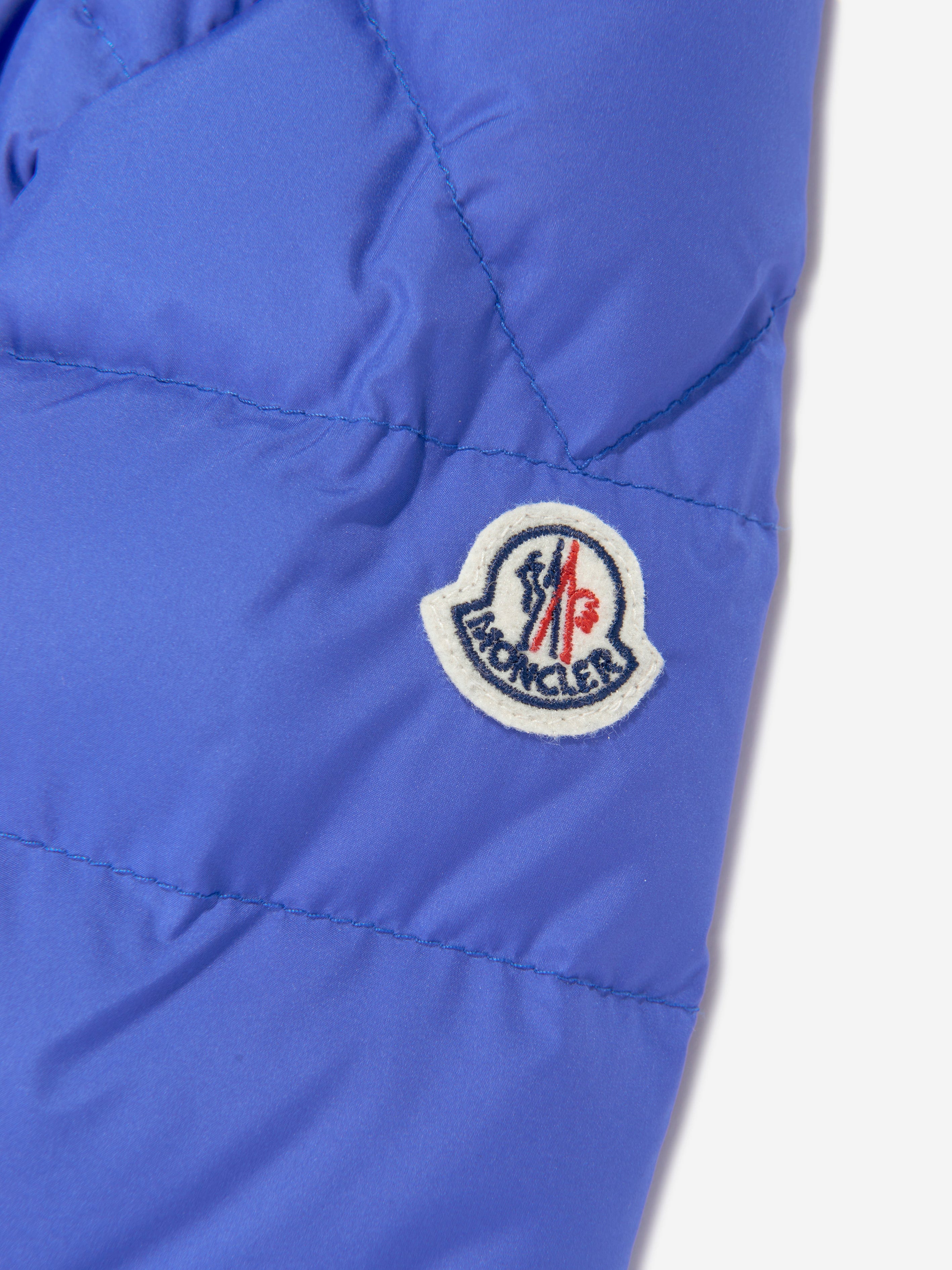 Moncler Enfant Boys Down Padded Baudinet Jacket in Blue Sale Exclusive