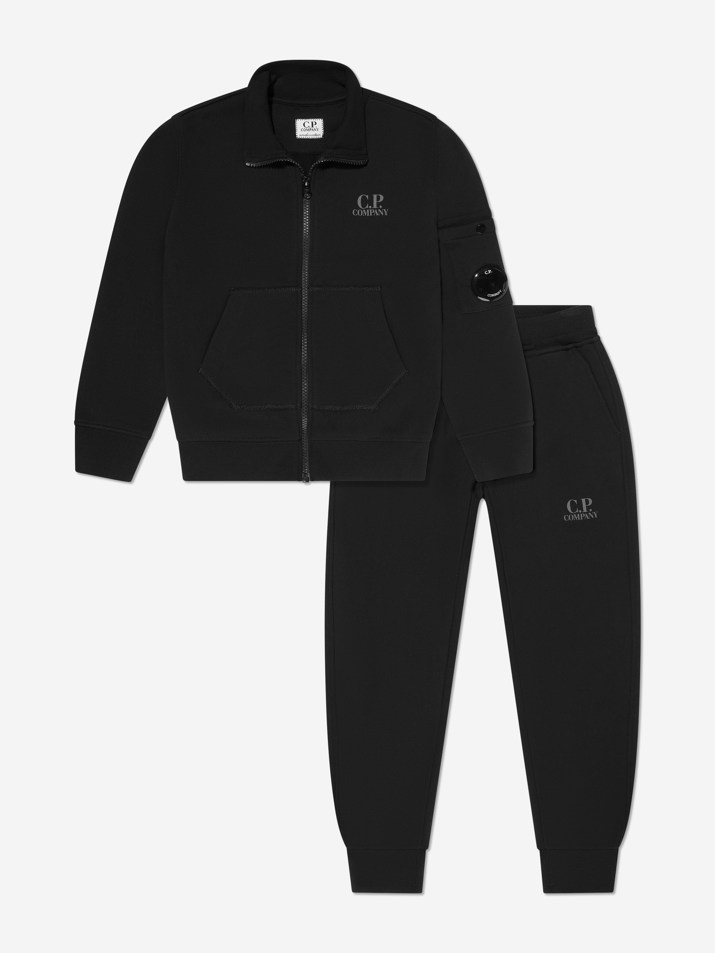 Boys Logo Tracksuit in Black Buy Cheap Best Wholesale