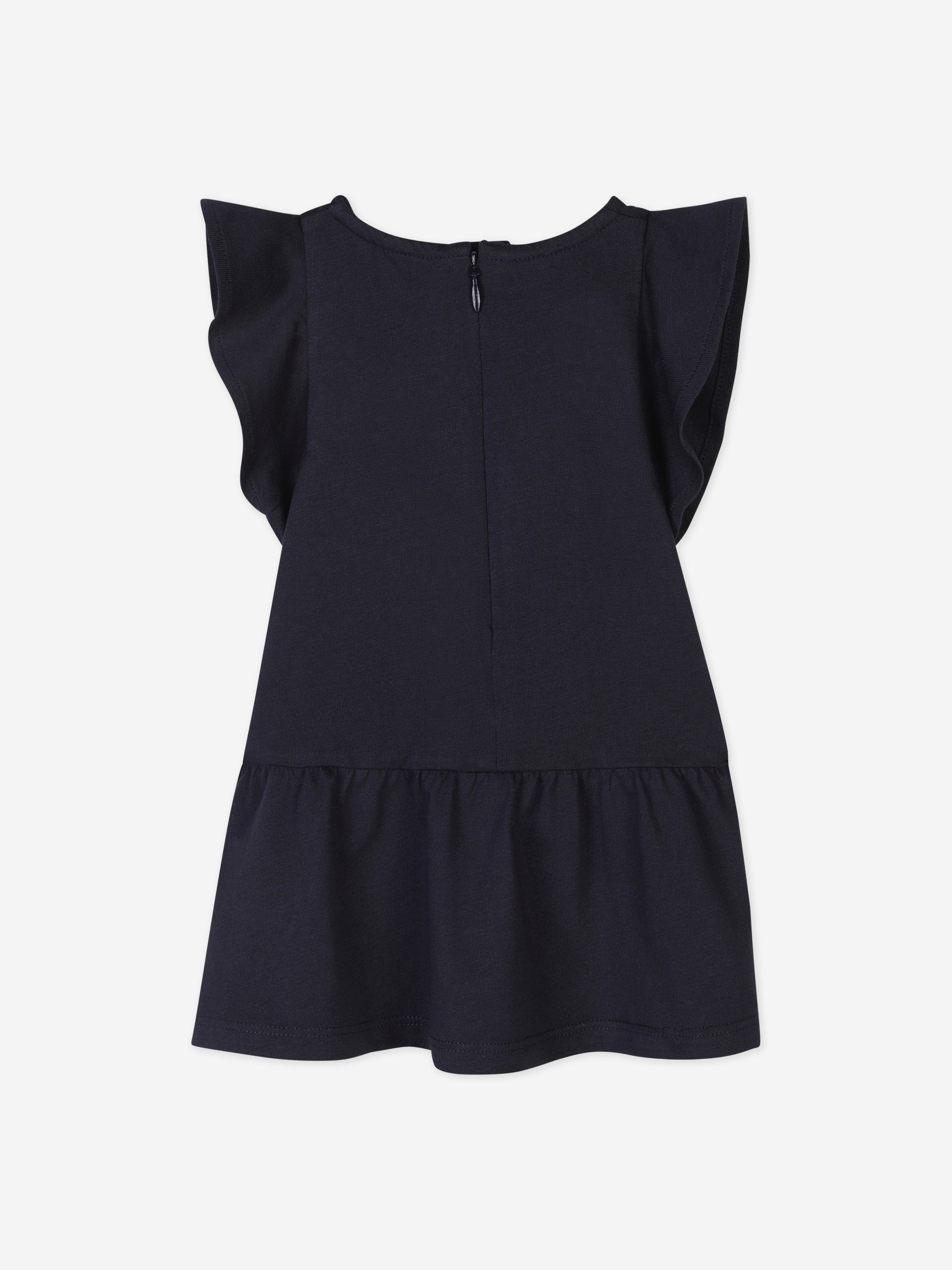 Chlo¨¦ Baby Girls Paris Logo Jersey Dress in Navy Find Great For Sale
