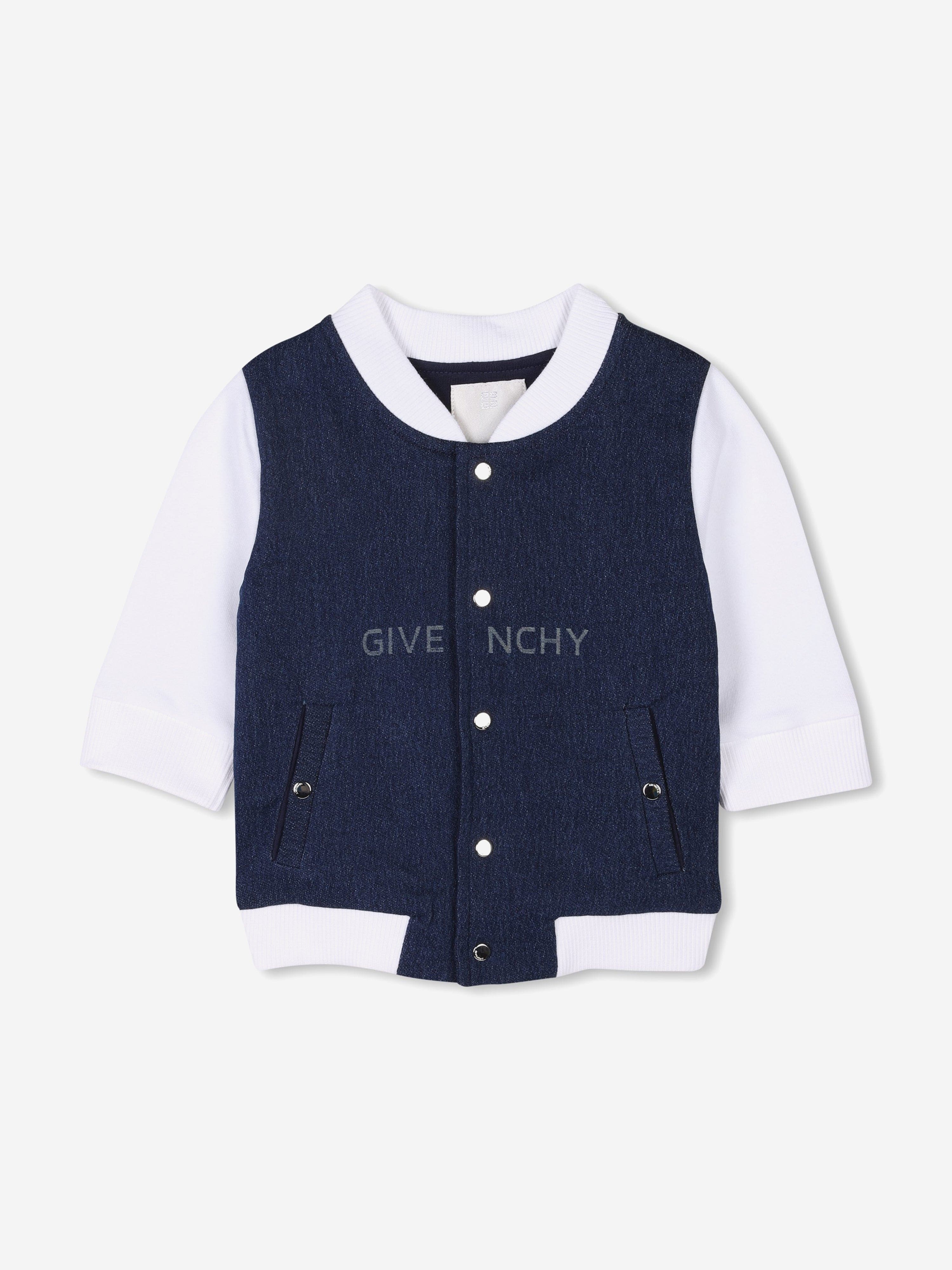 Baby Fleece Denim Tracksuit Set in Blue Sale Nicekicks