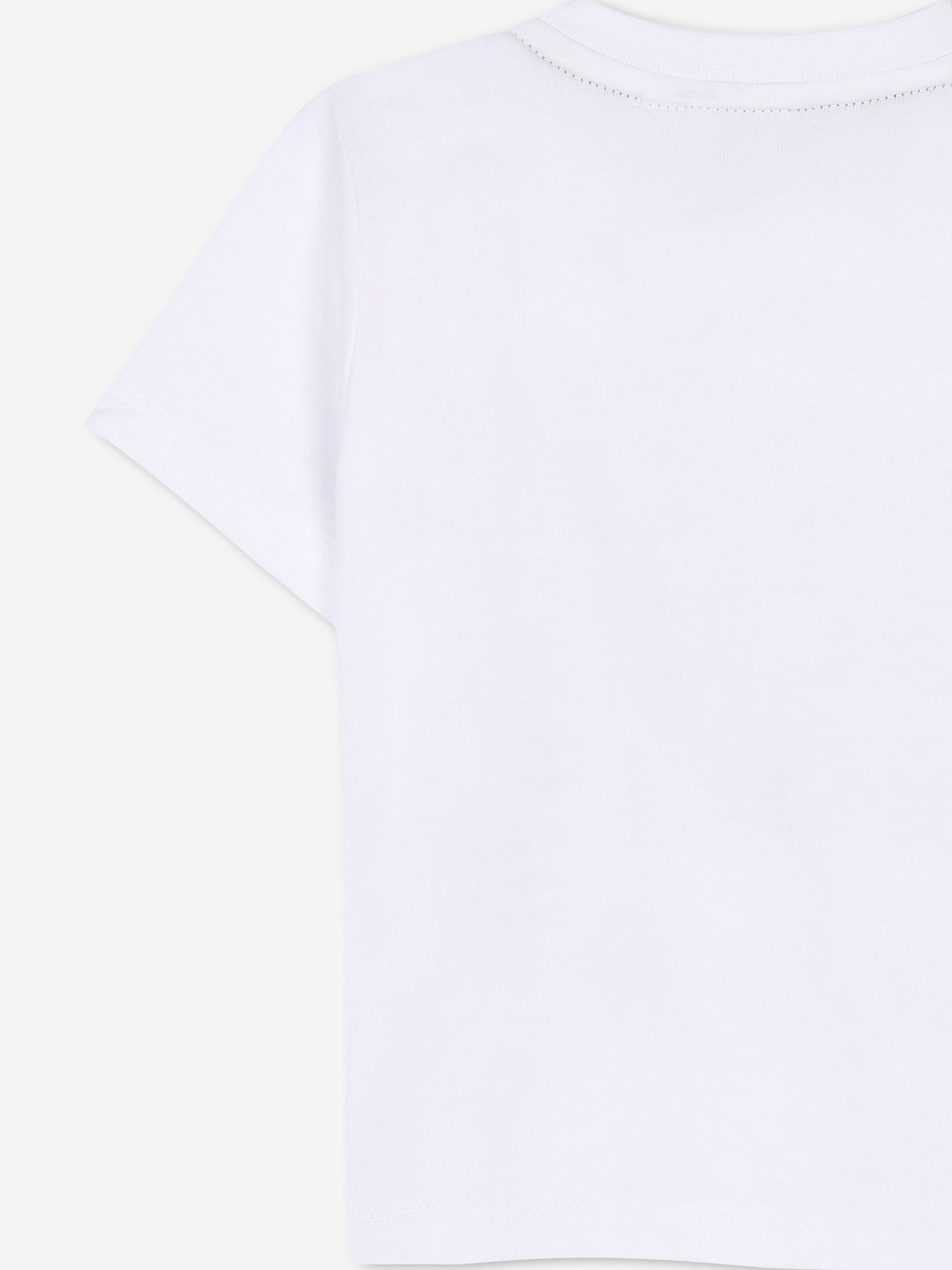 BOSS Baby Boys Multi Logo Print T-Shirt in White Cheap Sale Fashionable