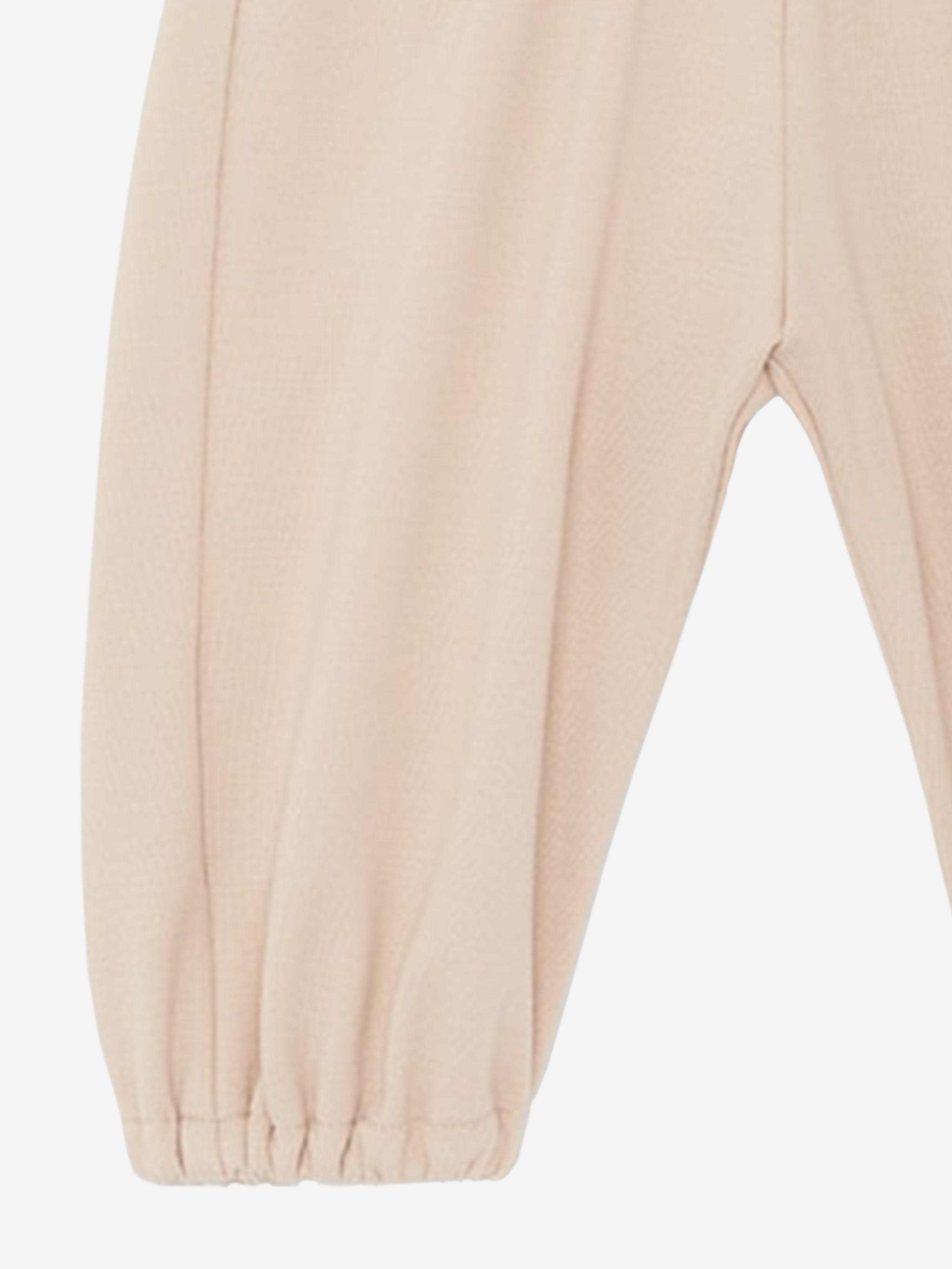 Fendi Baby Girls Punto Milano Trousers in Beige Popular Online