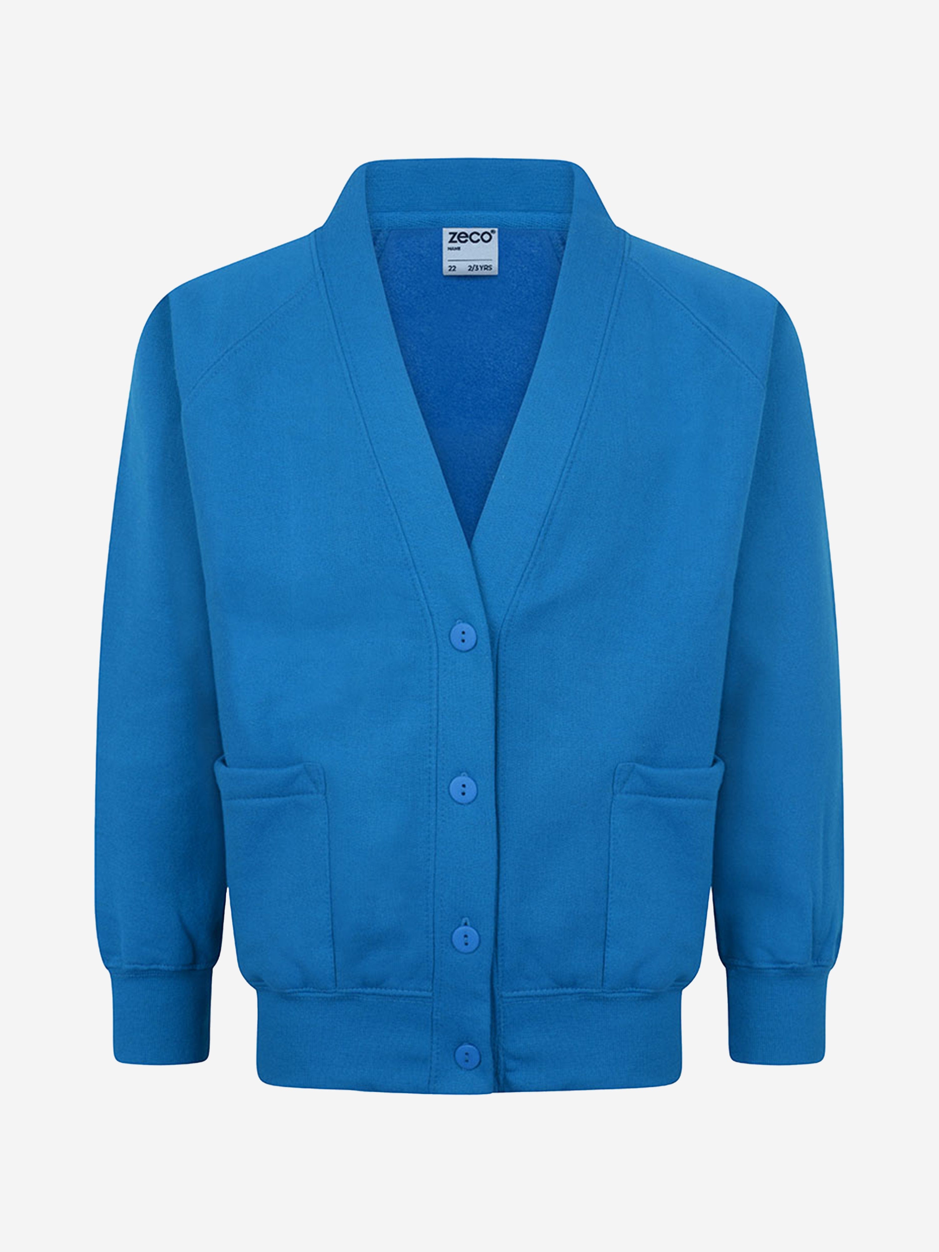 Zeco Kids School Sweatshirt Cardigan in Blue 2025 New Sale Online