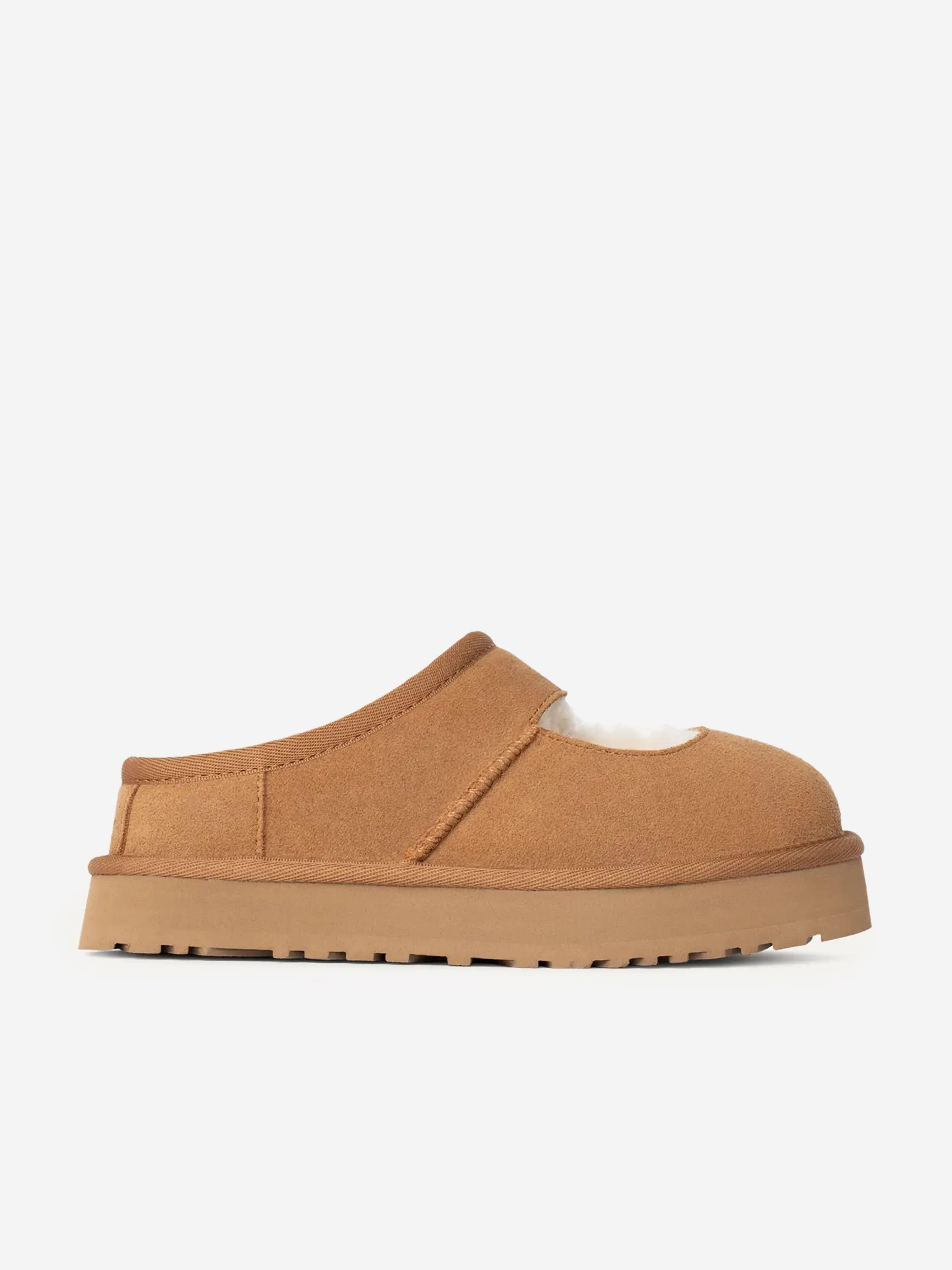 Girls Bea Mary Jane in Brown Clearance Low Pice