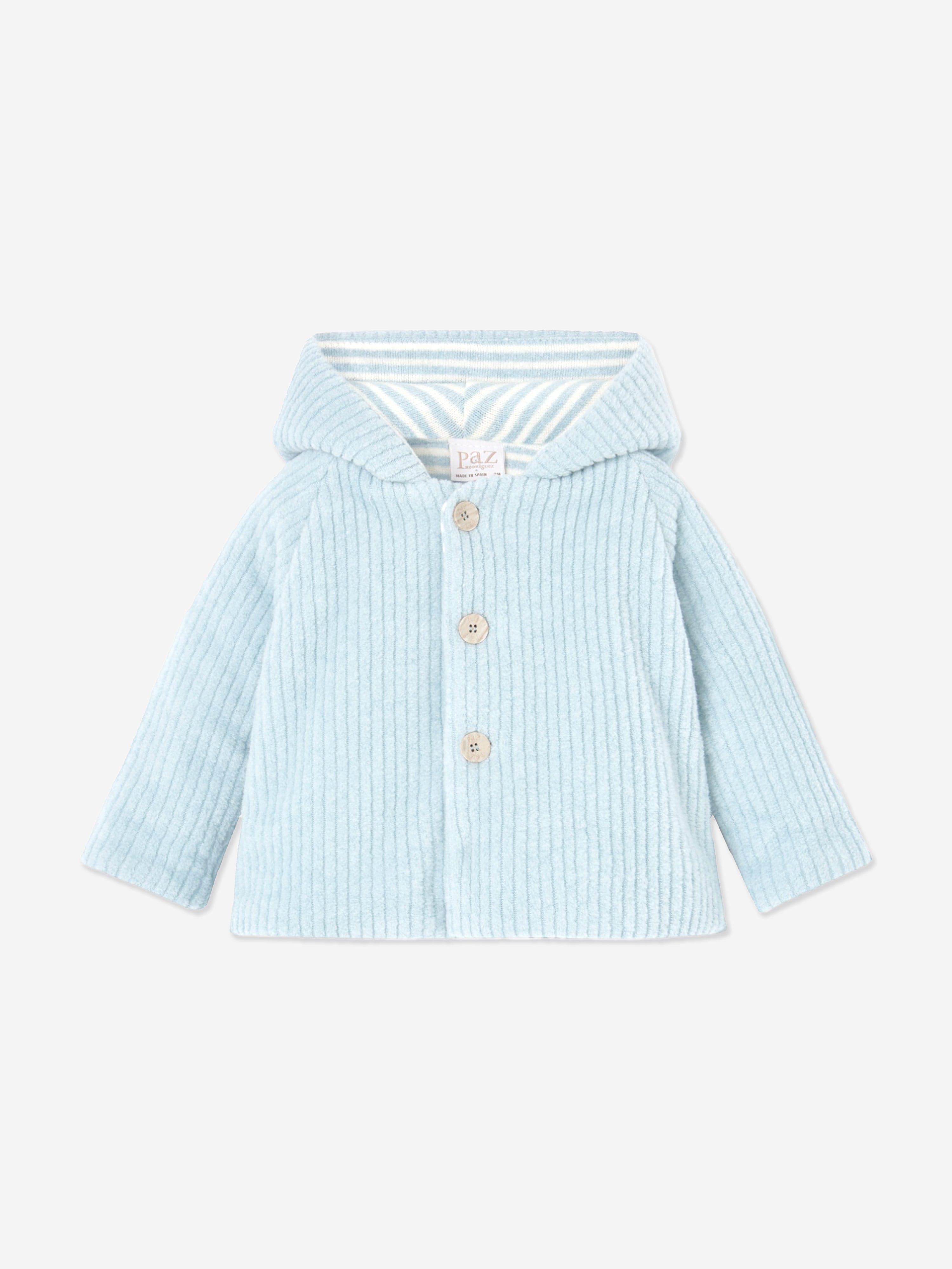 Paz Rodriguez Baby Boys Bunny Ears Coat in Blue Buy Cheap Pre Order