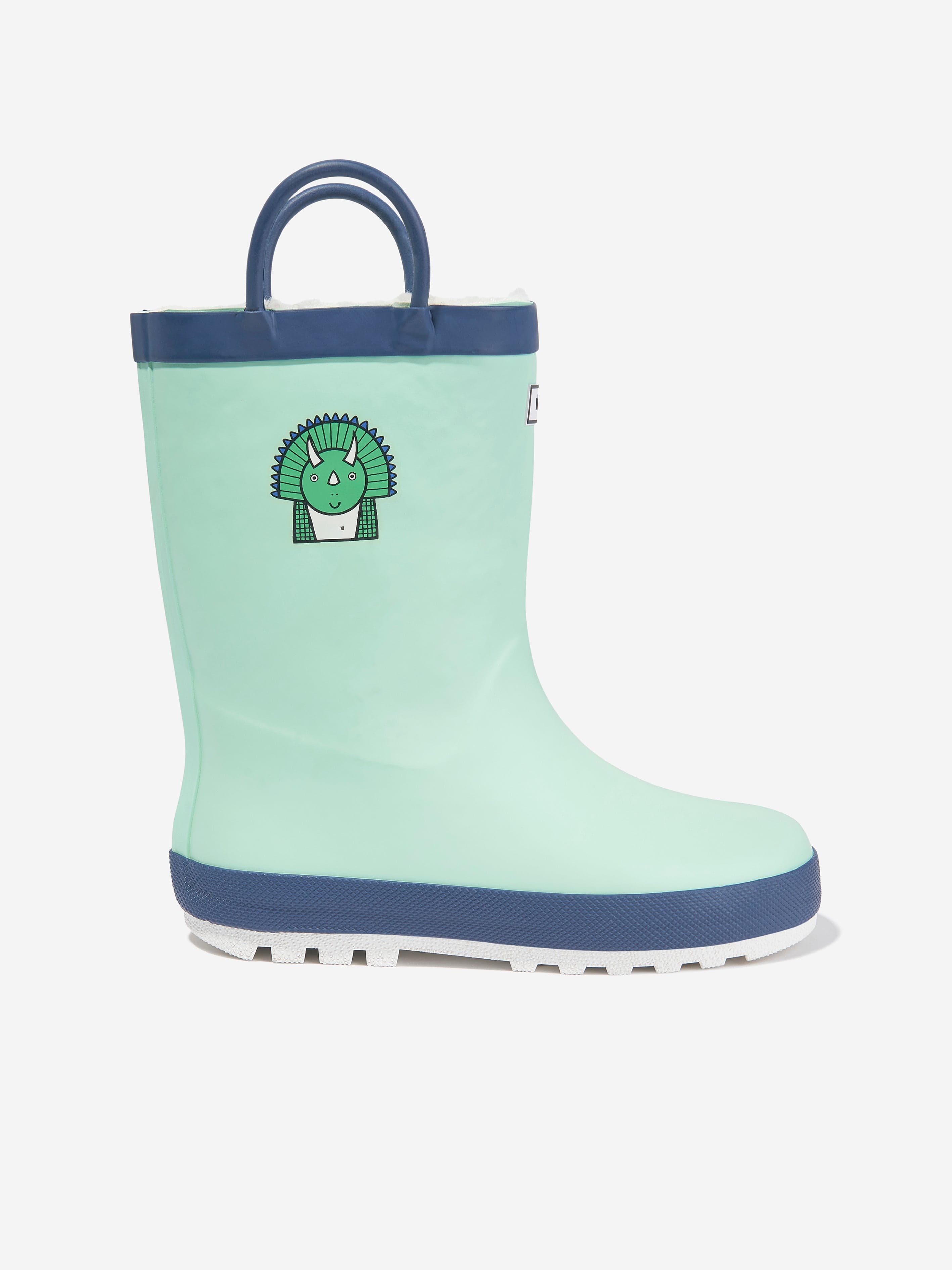 Roarsome Boys Spike Rain Boots in Green Outlet Cheap Quality