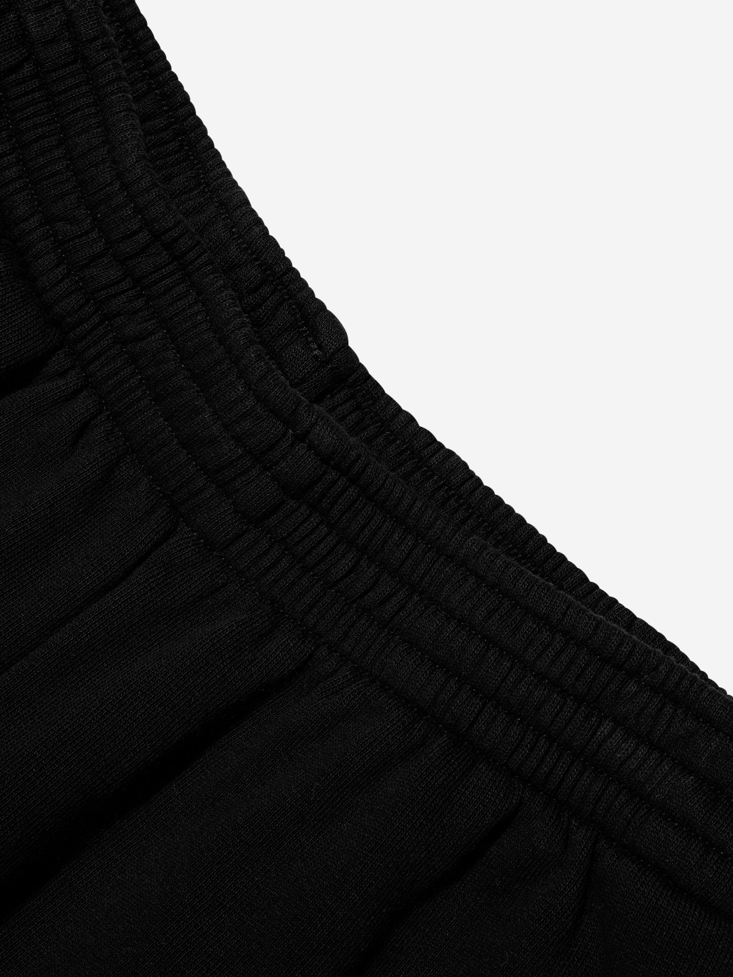 MM6 Maison Margiela Kids Logo Shorts In Black Best Wholesale Online