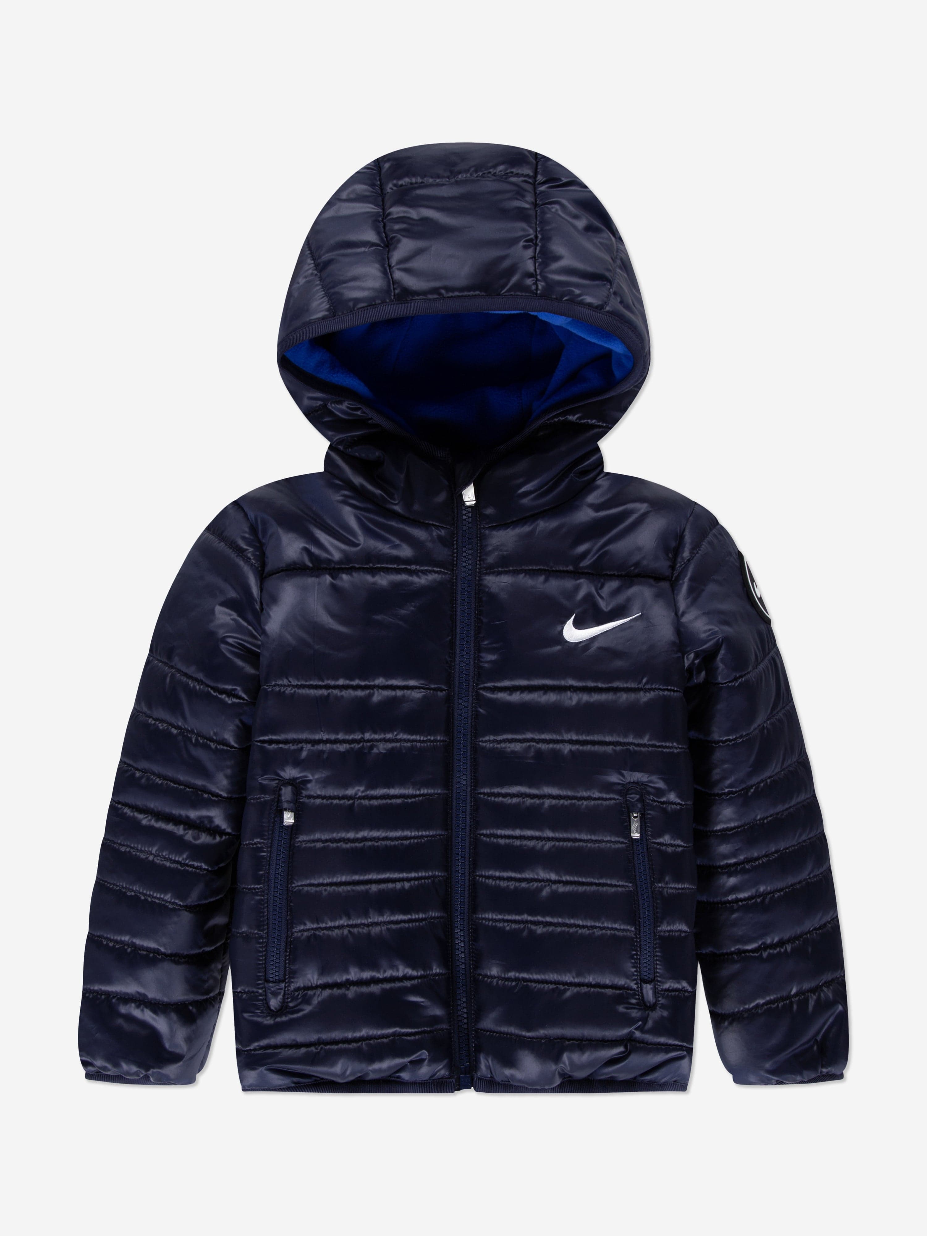 Nike Boys Fill Quilted Jacket in Navy Clearance Good Selling