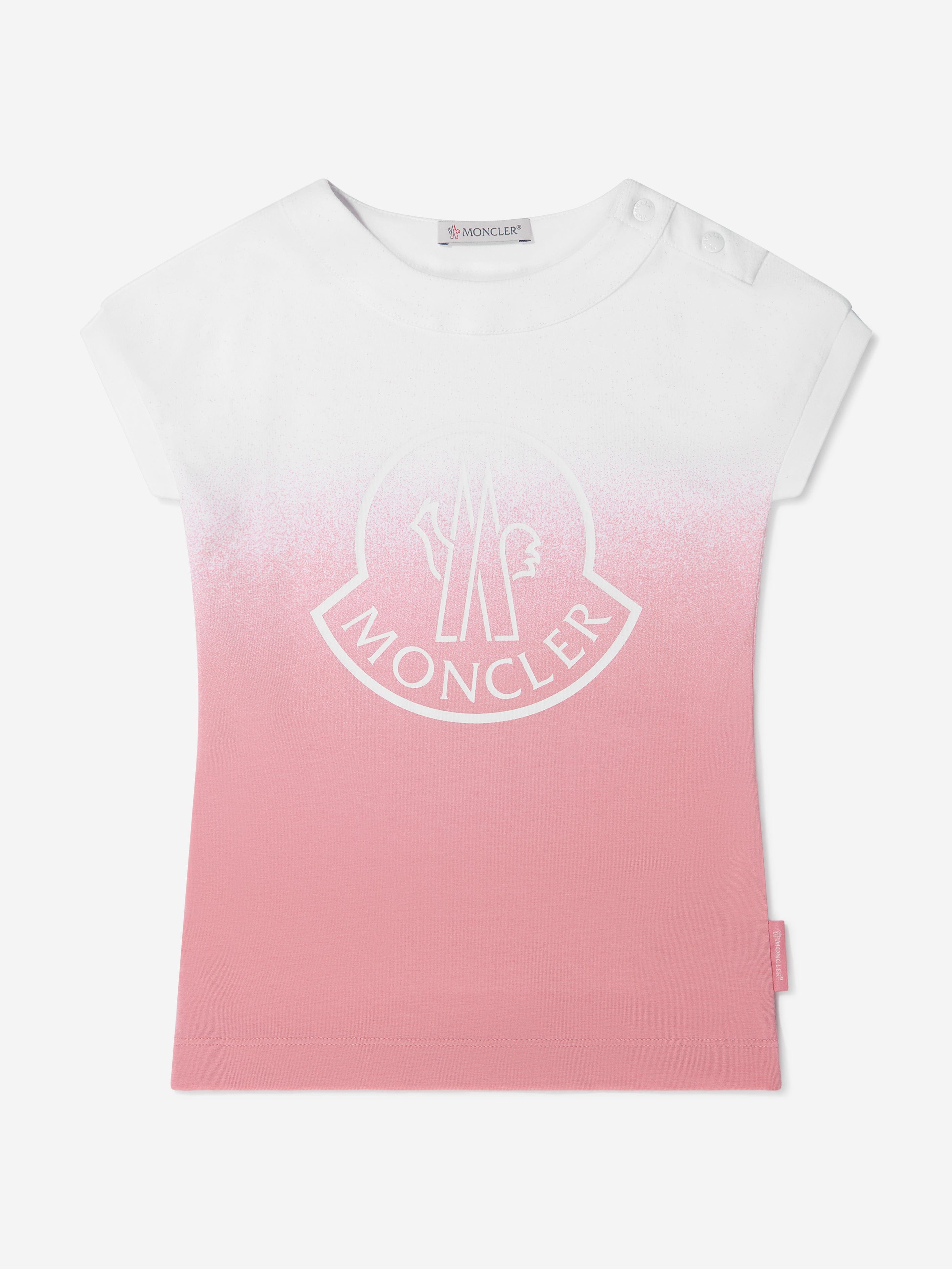 Moncler Enfant Baby Girls Jersey Dip Dye Logo T-Shirt Clearance Buy