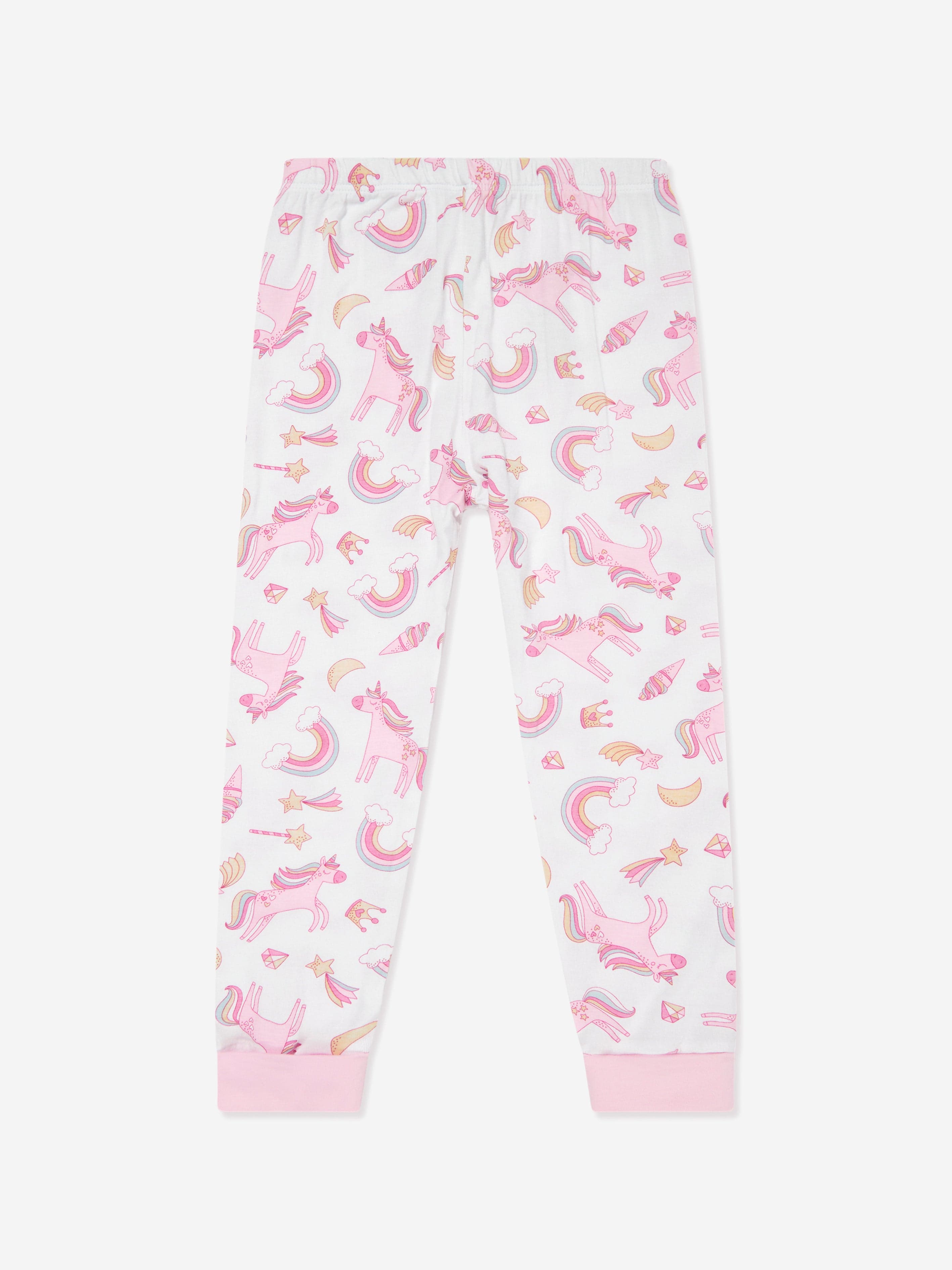 Magnolia Baby Girls Believe In Magic Printed Pyjamas in White Free Shipping Finishline