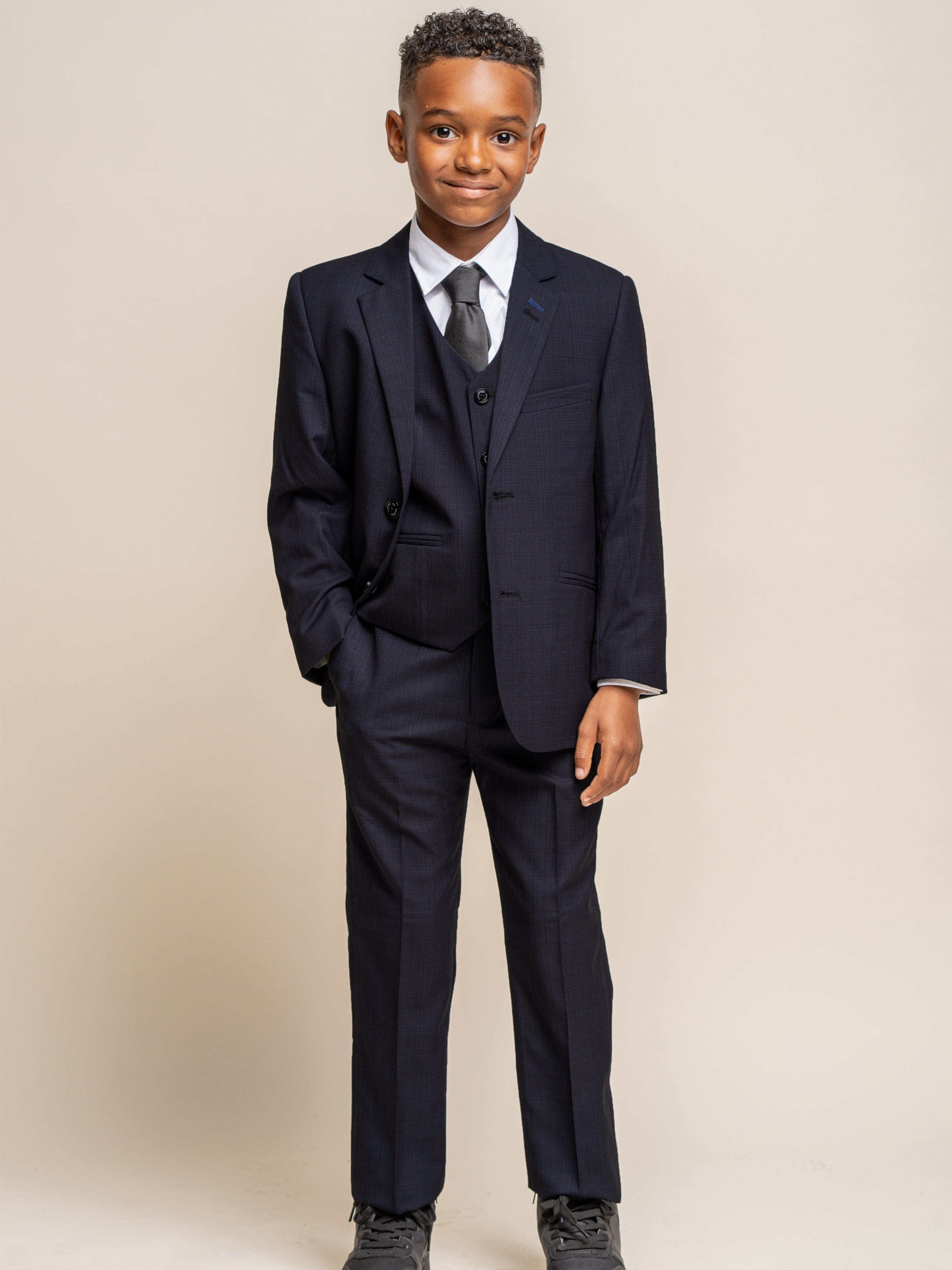 House Of Cavani Boys Seeba Suit in Navy Clearance Buy