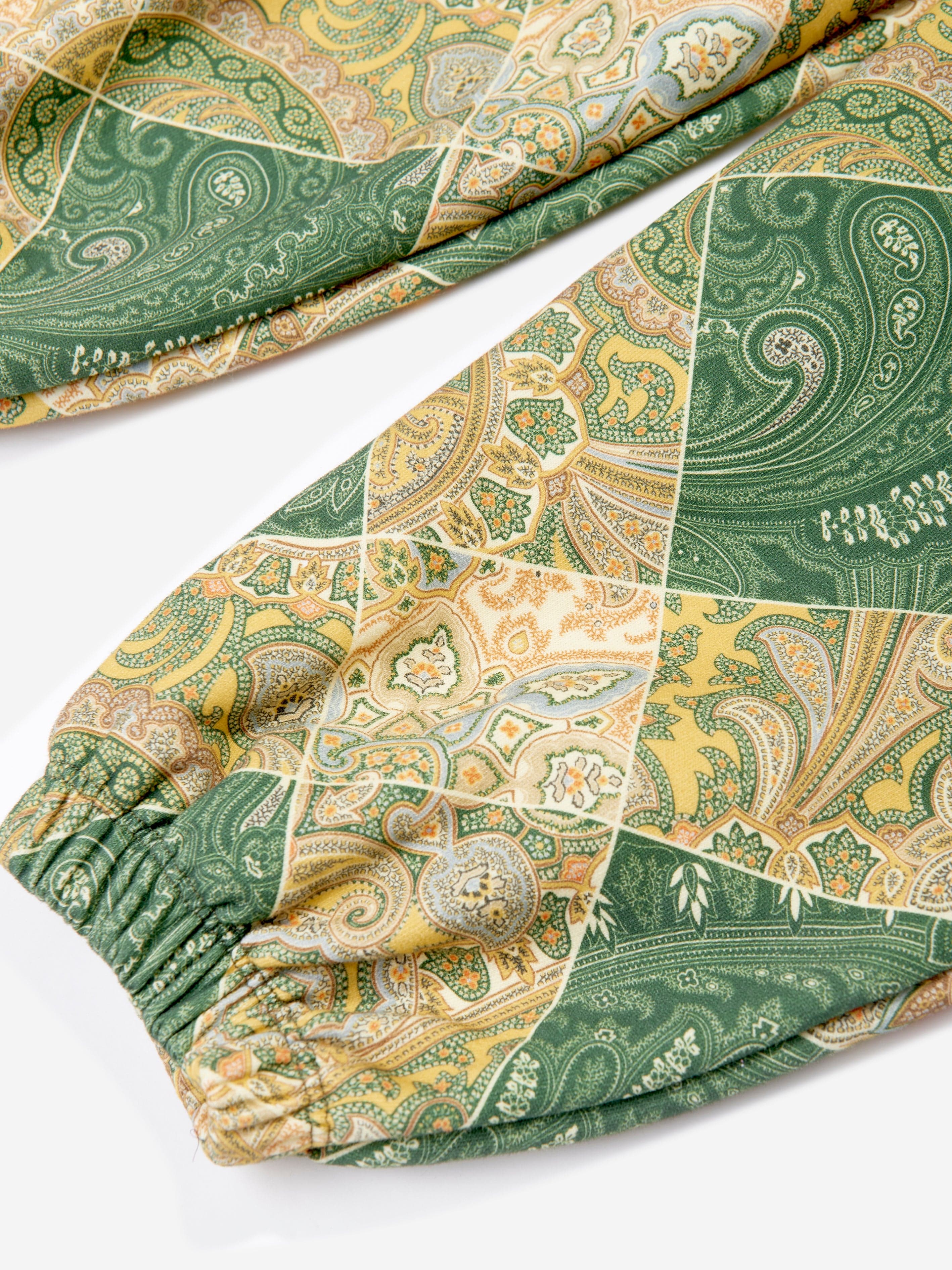 Etro Boys Paisley Joggers in Green Sale Latest