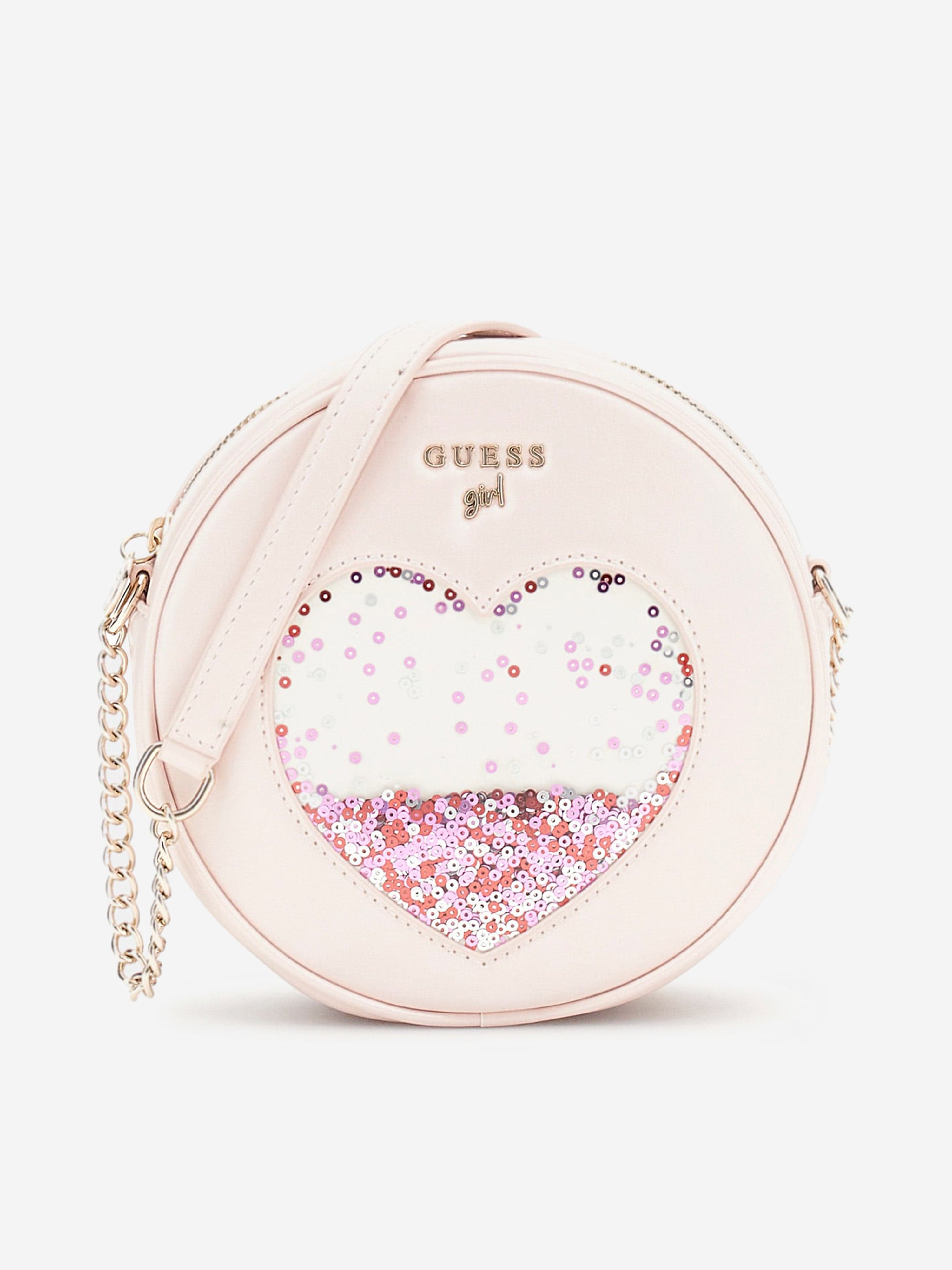 Girls Heart Circle Bag in Pink Discount Nicekicks