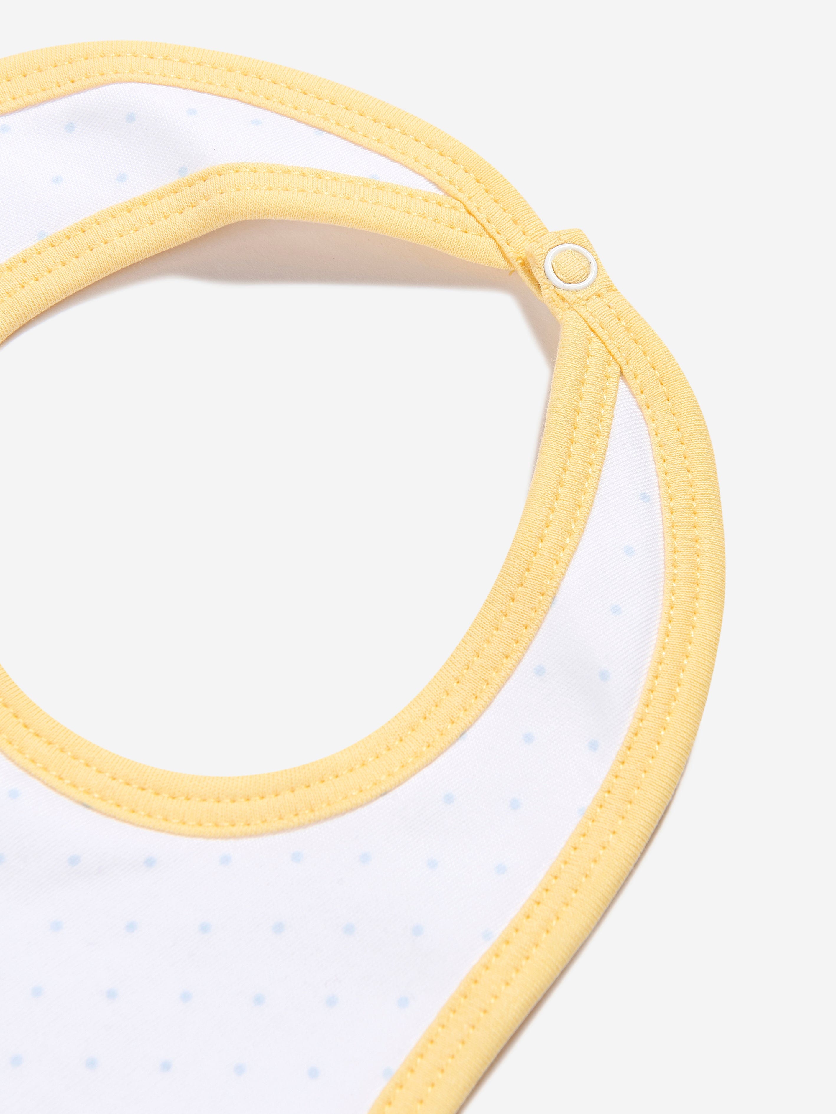 Magnolia Baby Baby Rubber Ducky Embroidered Bib in White Wholesale Pice Cheap Online
