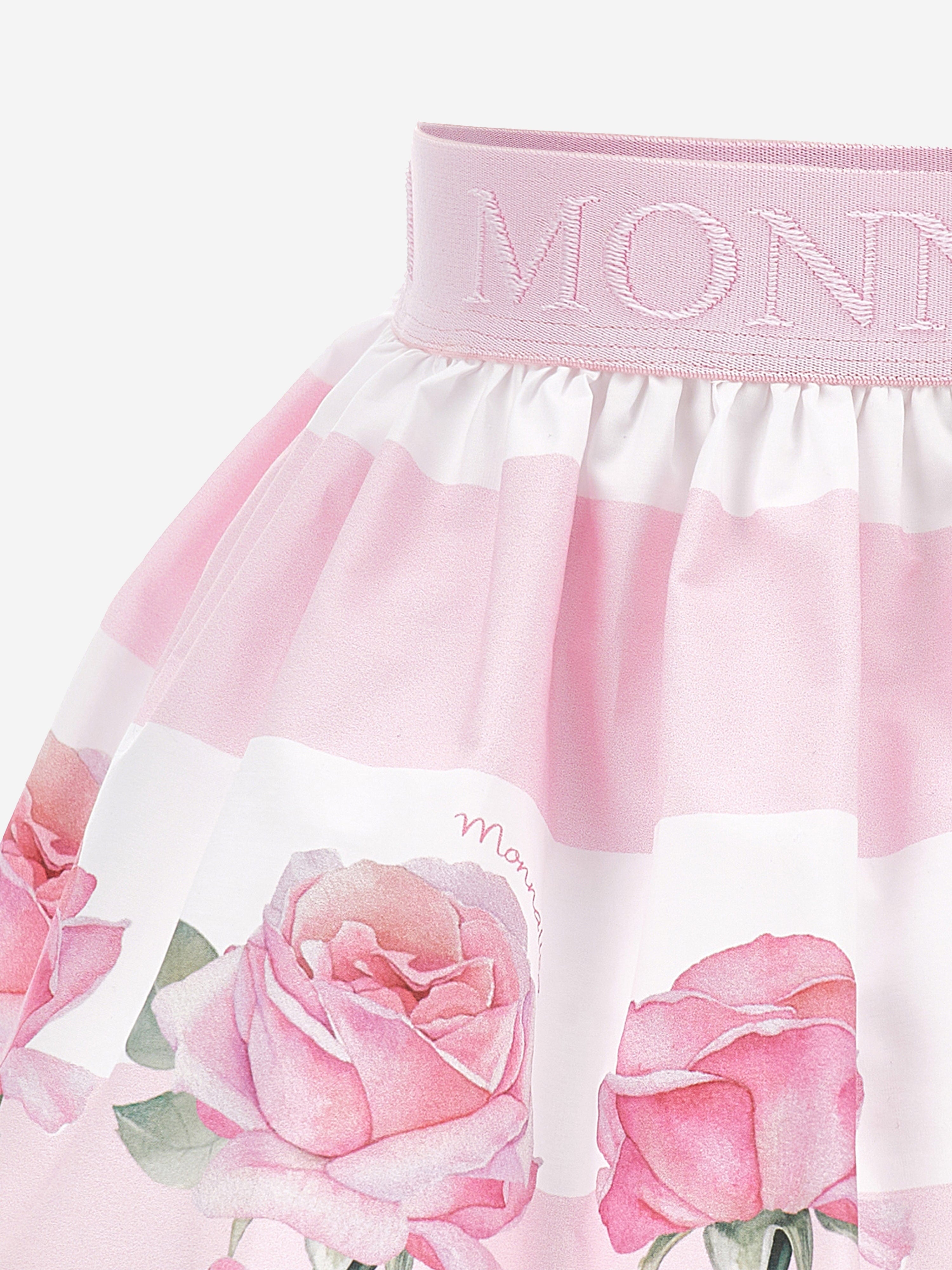 Baby Girls Striped Rose Skirt in Pink Low Cost Cheap Pice