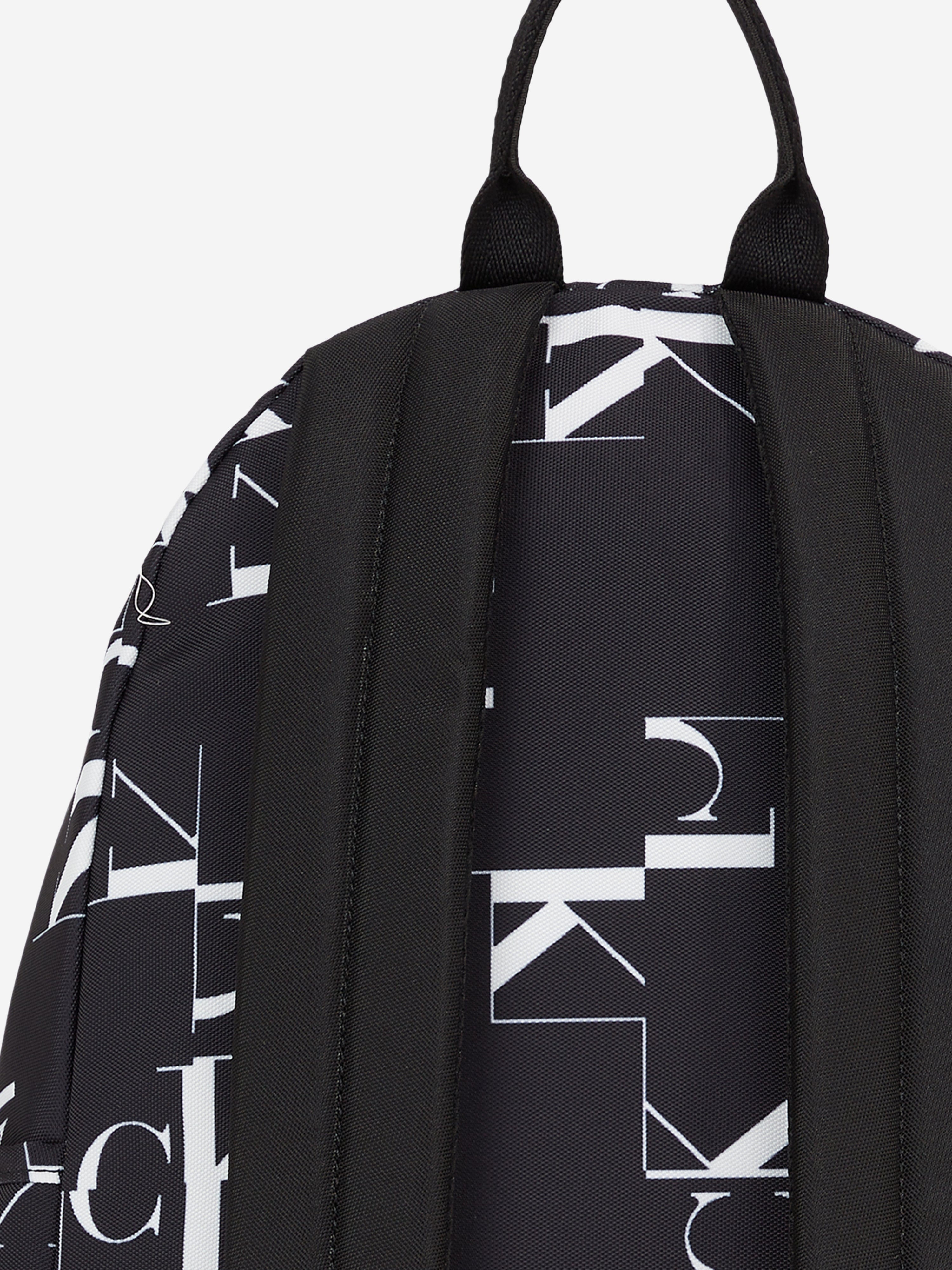 Calvin Klein Kids City Grid AOP Backpack in Black (27cm) Free Shipping Discounts