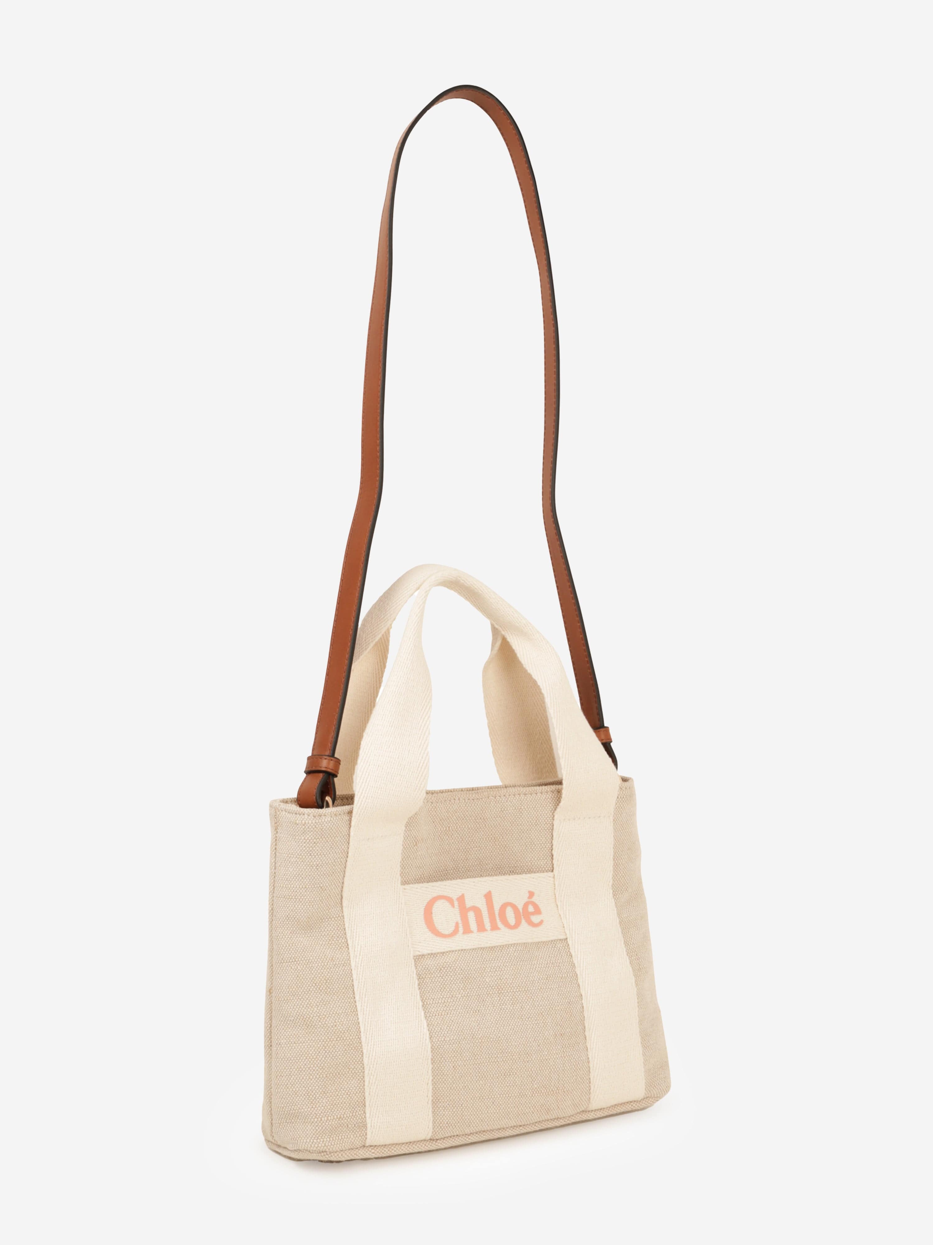 Chlo¨¦ Girls Canvas Crossbody Bag in Beige (25cm) Reliable