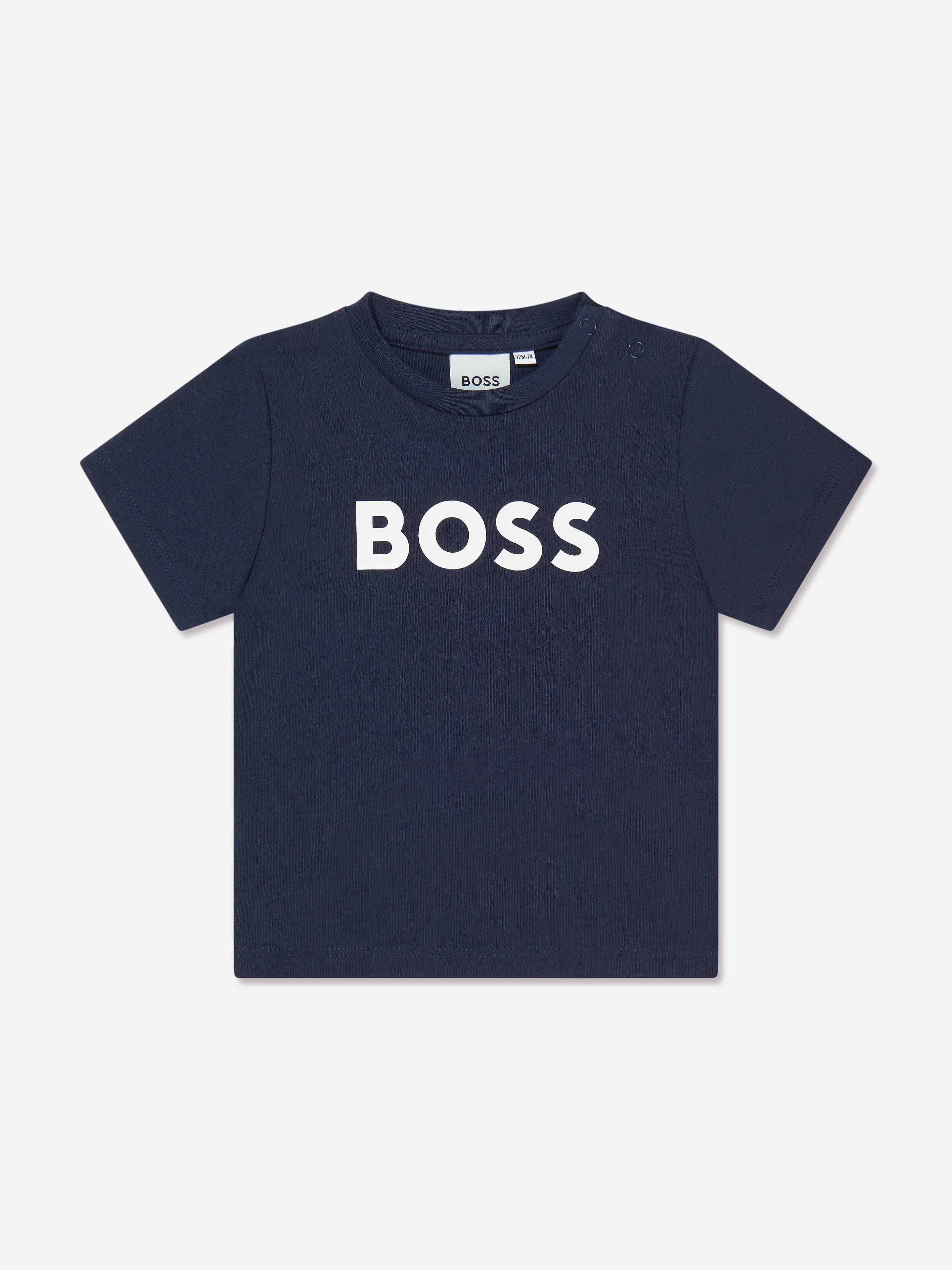 BOSS Baby Boys Logo T-Shirt in Navy Cheap Sale Footlocker Pictures