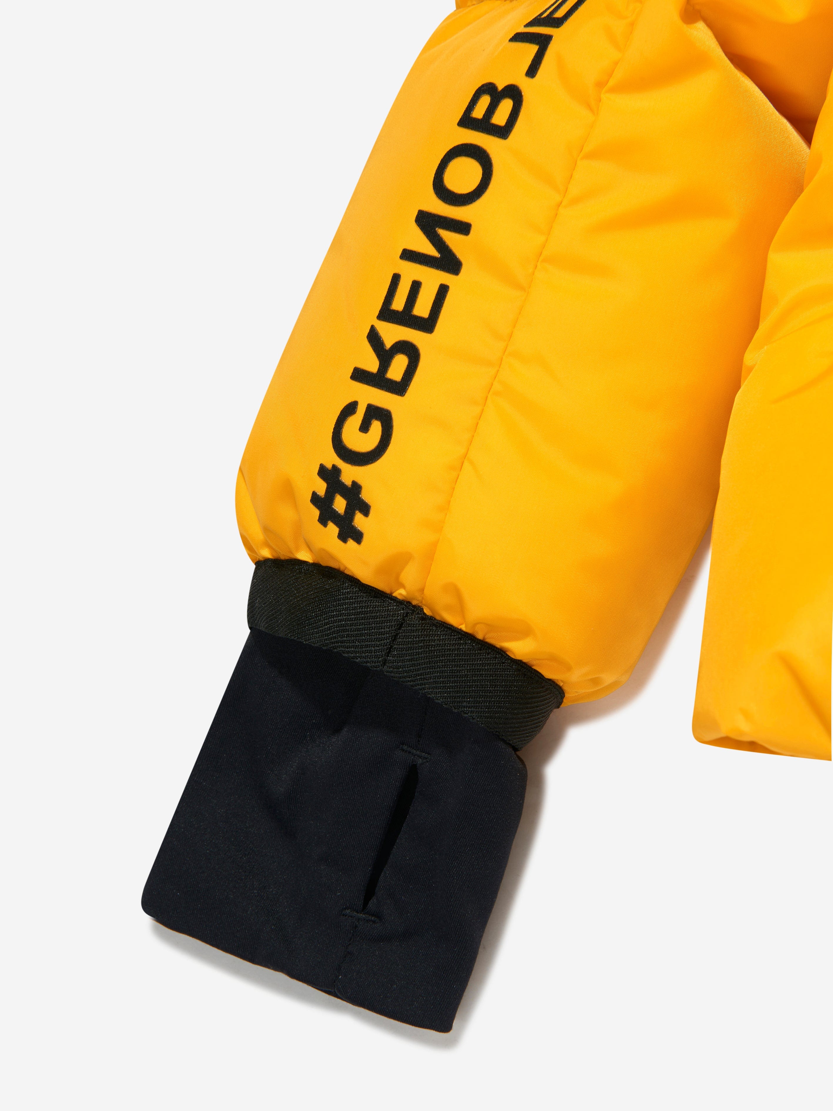 Moncler Grenoble Boys Down Padded Verdons Jacket in Yellow Cheapest For Sale